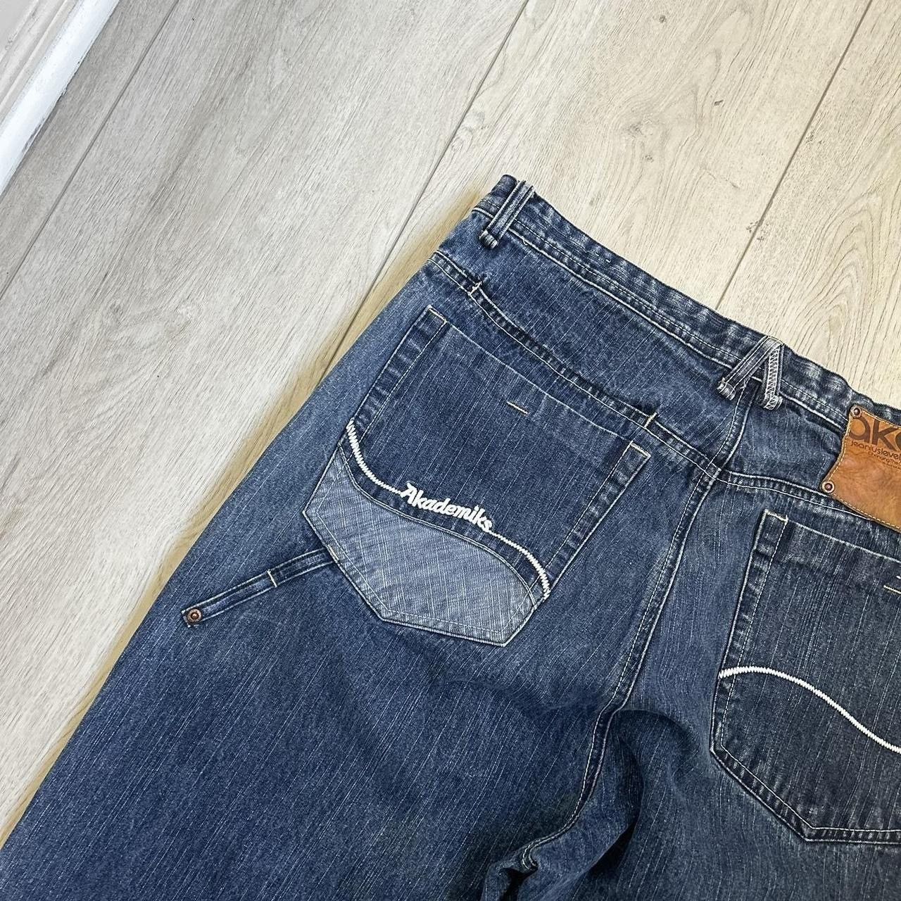 Akademiks Y2k baggy embroidered jeans Size US 36 / EU 52 - 7 Thumbnail