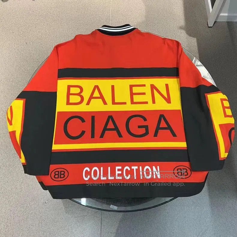 Balenciaga Balenciaga Ice Hockey Long Sleeve Polo. Size US M / EU 48-50 / 2 - 3 Thumbnail