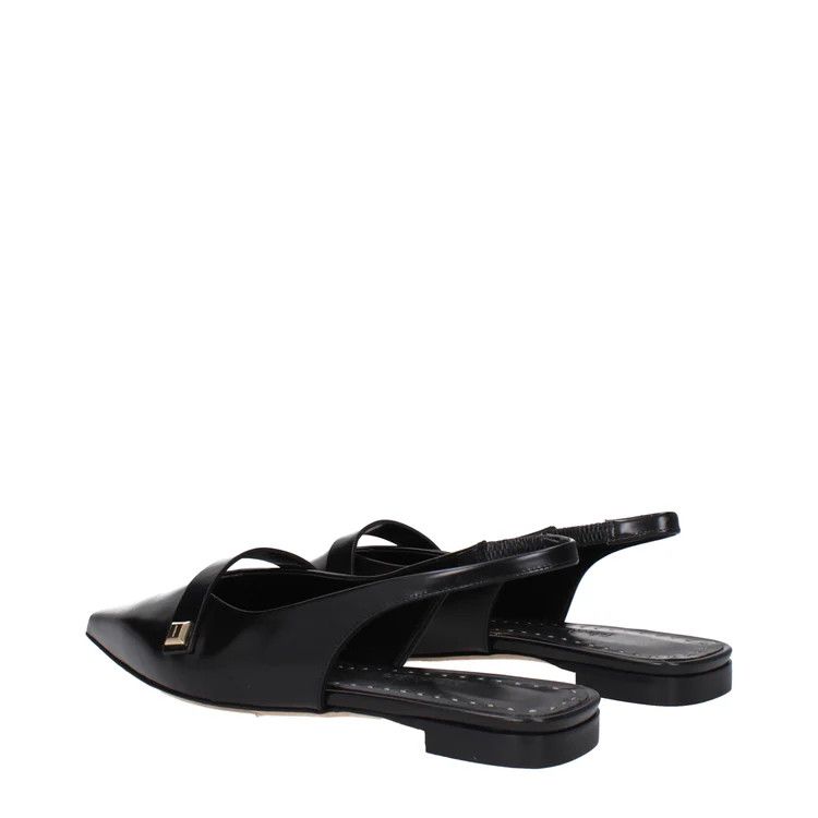 Max Mara ob1o1e1124 Leather Sandals in Black Size US 6.5 / IT 36.5 - 4 Thumbnail