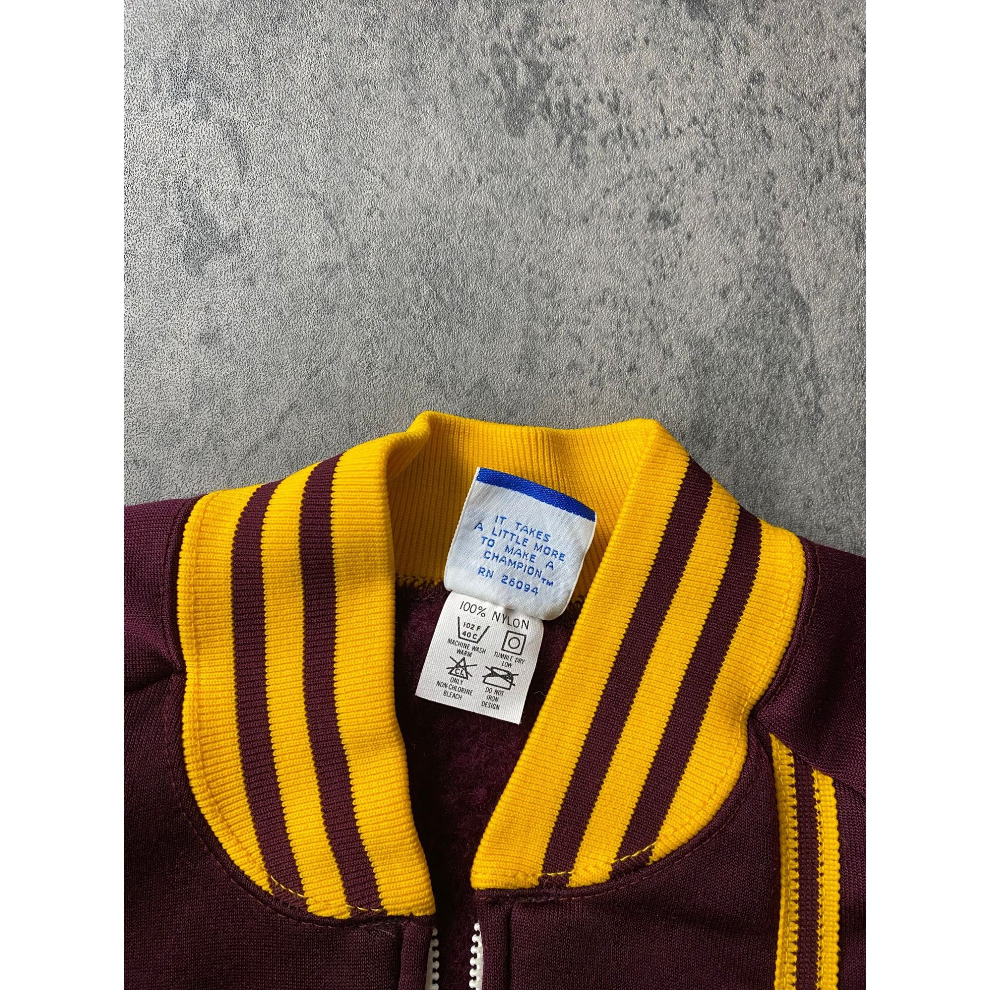 Champion × Vintage 70s 80s Champion Jacket Red Dimond Size US S / EU 44-46 / 1 - 5 Thumbnail