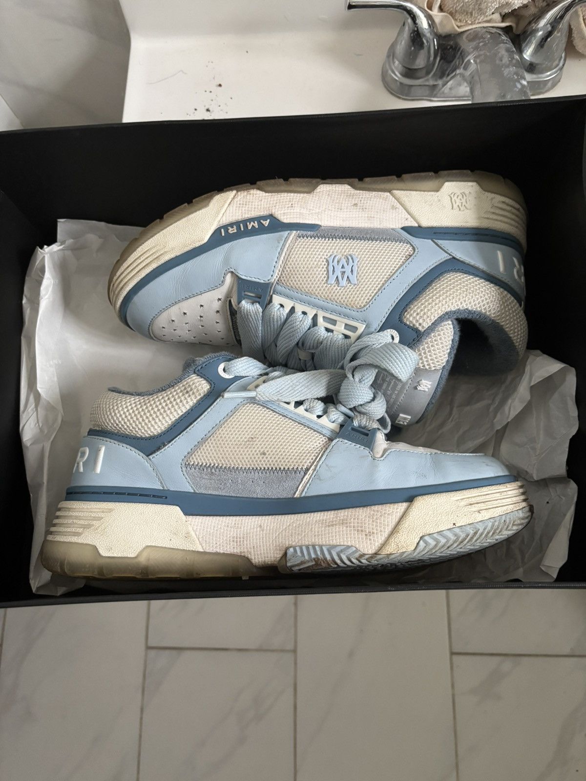 Amiri Amiri Ma-1 Blue Size US 9.5 / EU 42-43 - 1 Thumbnail