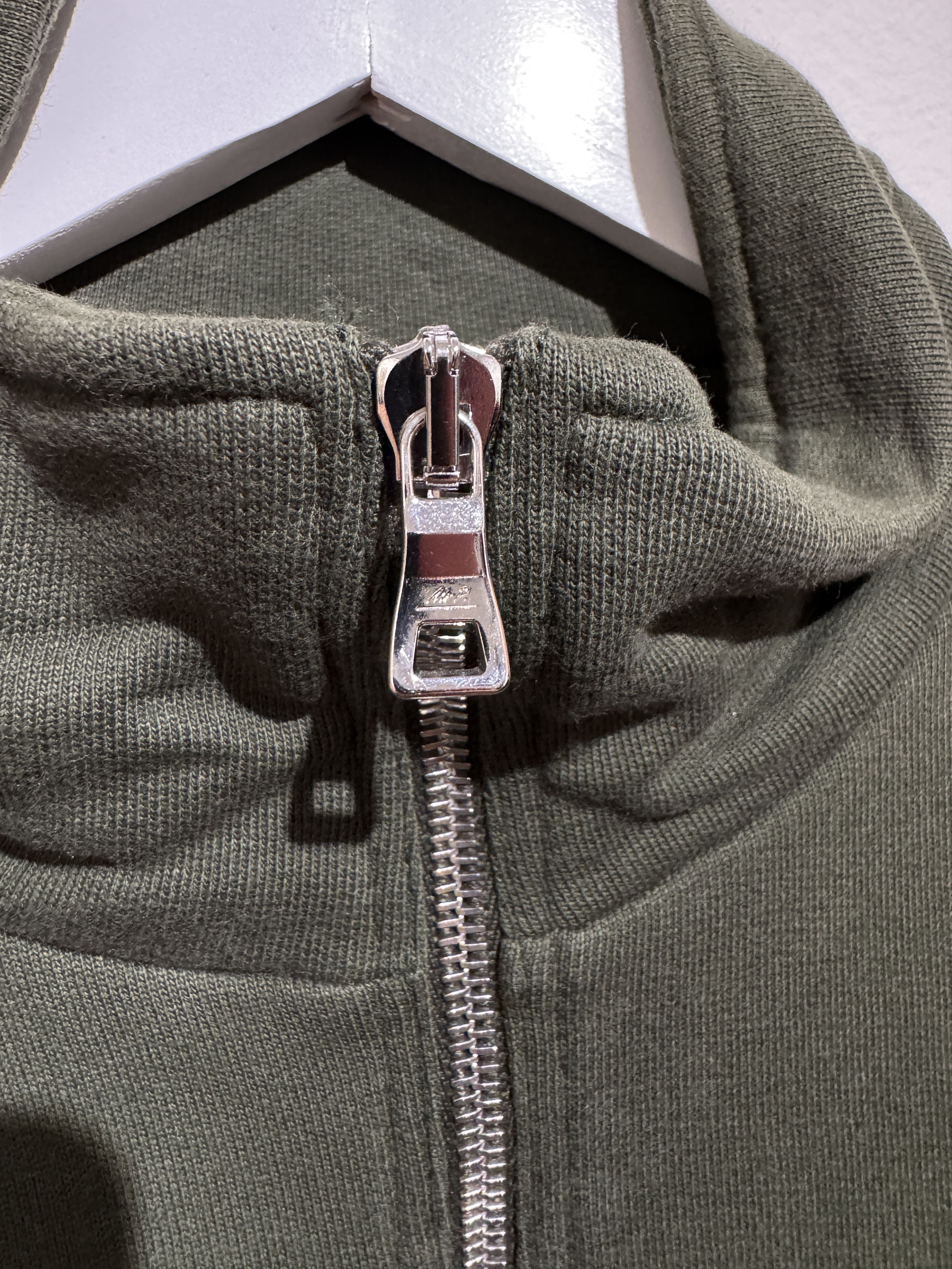 Mr P. Mr P. Quarter-Zip Sweatshirt – Sage Green Size US M / EU 48-50 / 2 - 3 Thumbnail