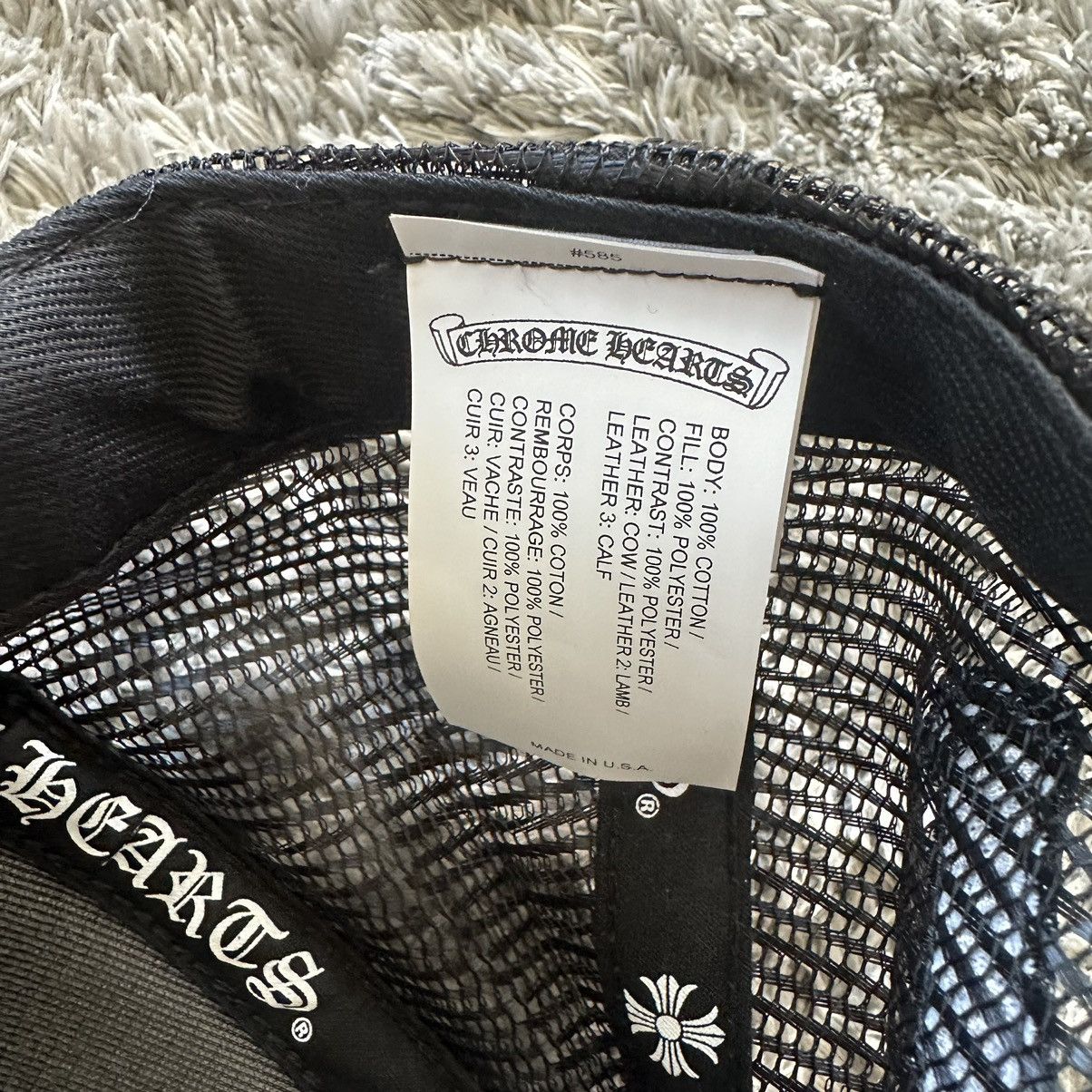 Chrome Hearts Chrome Hearts Mattyboy Exclusive Trucker Hat Size ONE SIZE - 9 Thumbnail