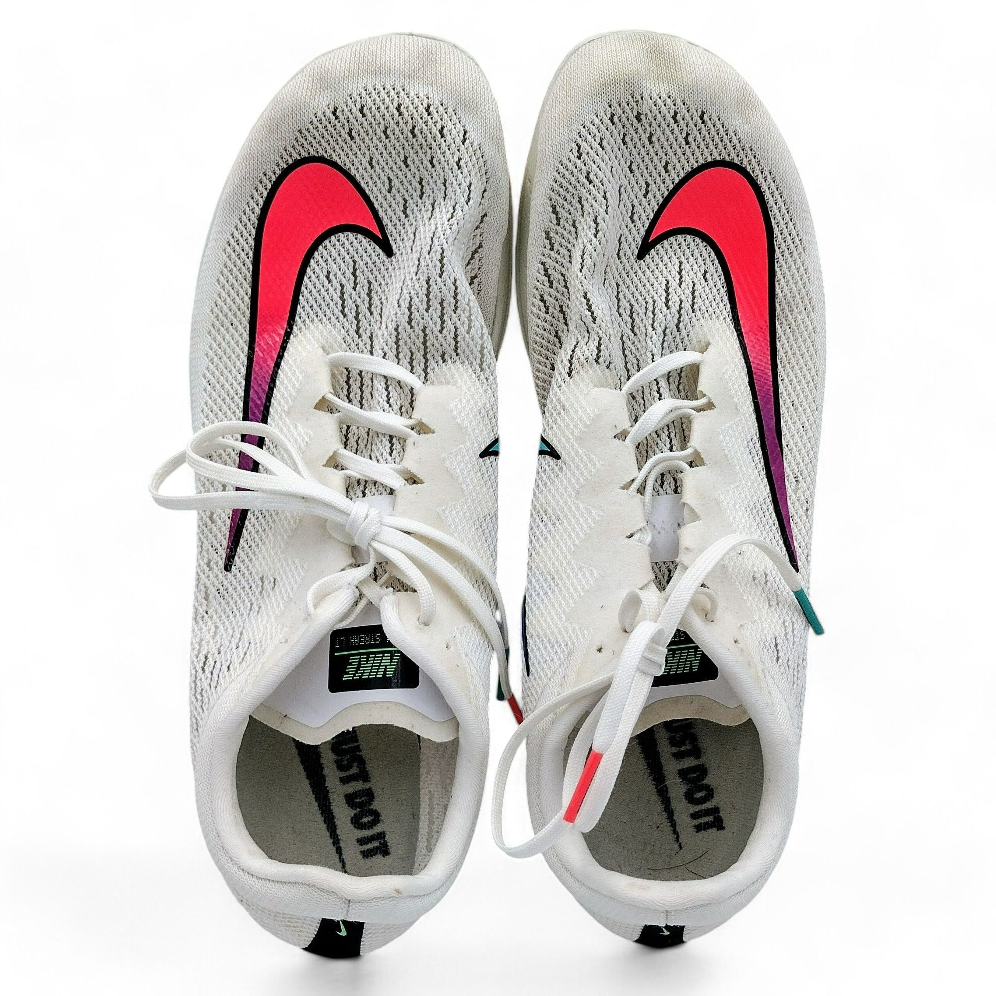 Nike Nike Air Zoom Streak LT 4 Spikes Flat White Ombre Cleats Size US 10.5 / EU 43-44 - 2 Thumbnail