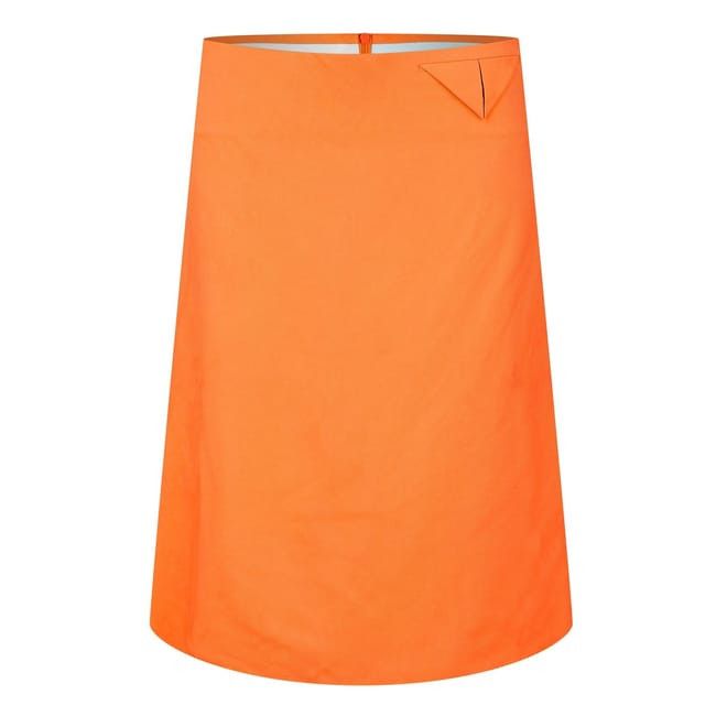Bottega Veneta Bottega Veneta Bv Skirt in Orange Size 30" / US 8 / IT 44 - 1 Thumbnail