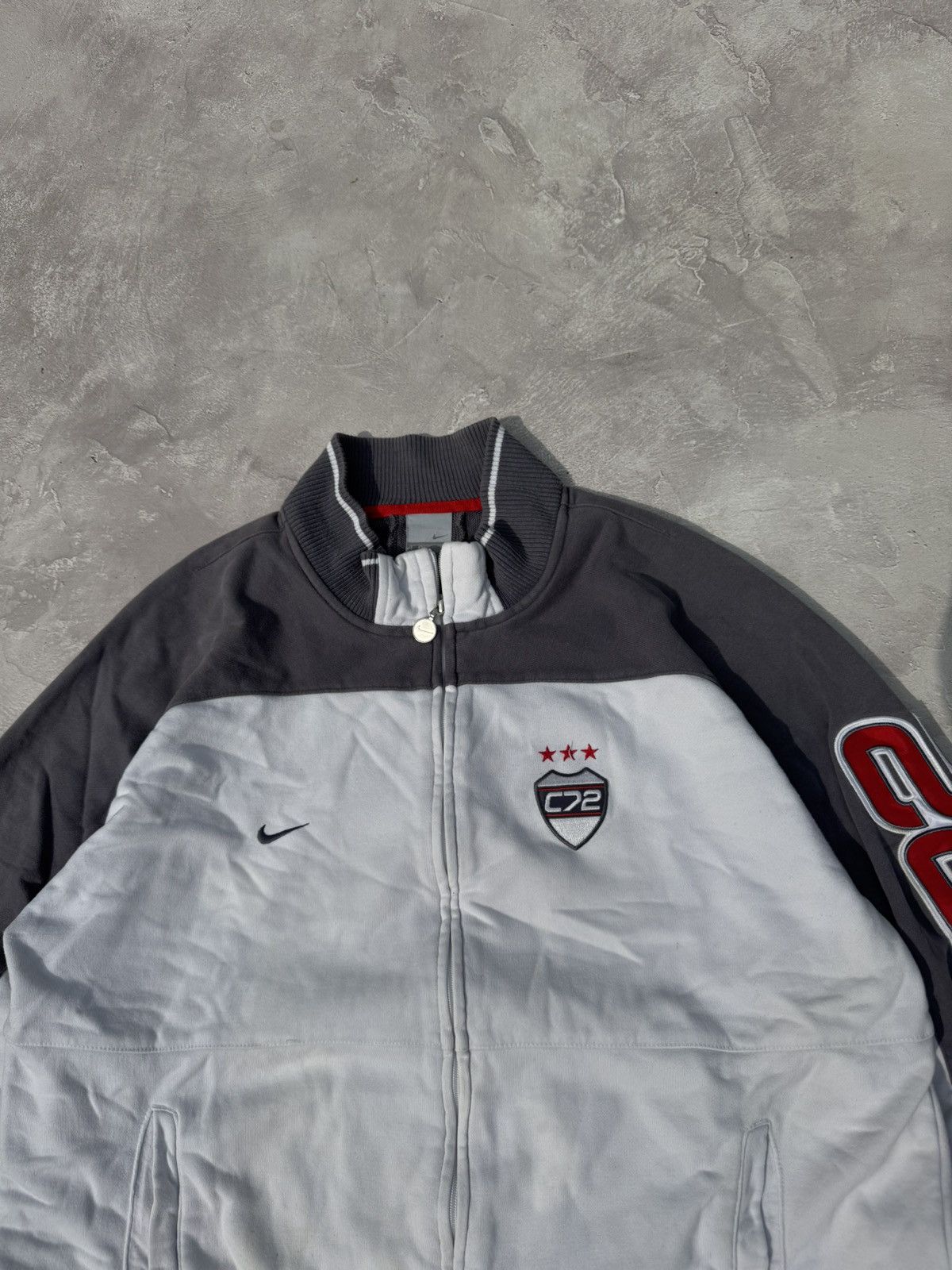 Nike Vintake Nike C72 Distressed Baggy Track Jacket Size US XL / EU 56 / 4 - 3 Thumbnail