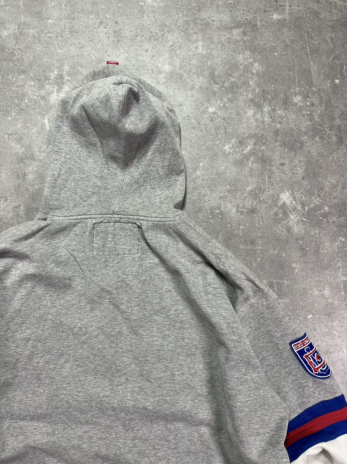 Ecko Unltd. Ecko Unltd. Big Logo Mega Baggy Boxy Colourblock Hoodie XXL Size US XXL / EU 58 / 5 - 20 Thumbnail