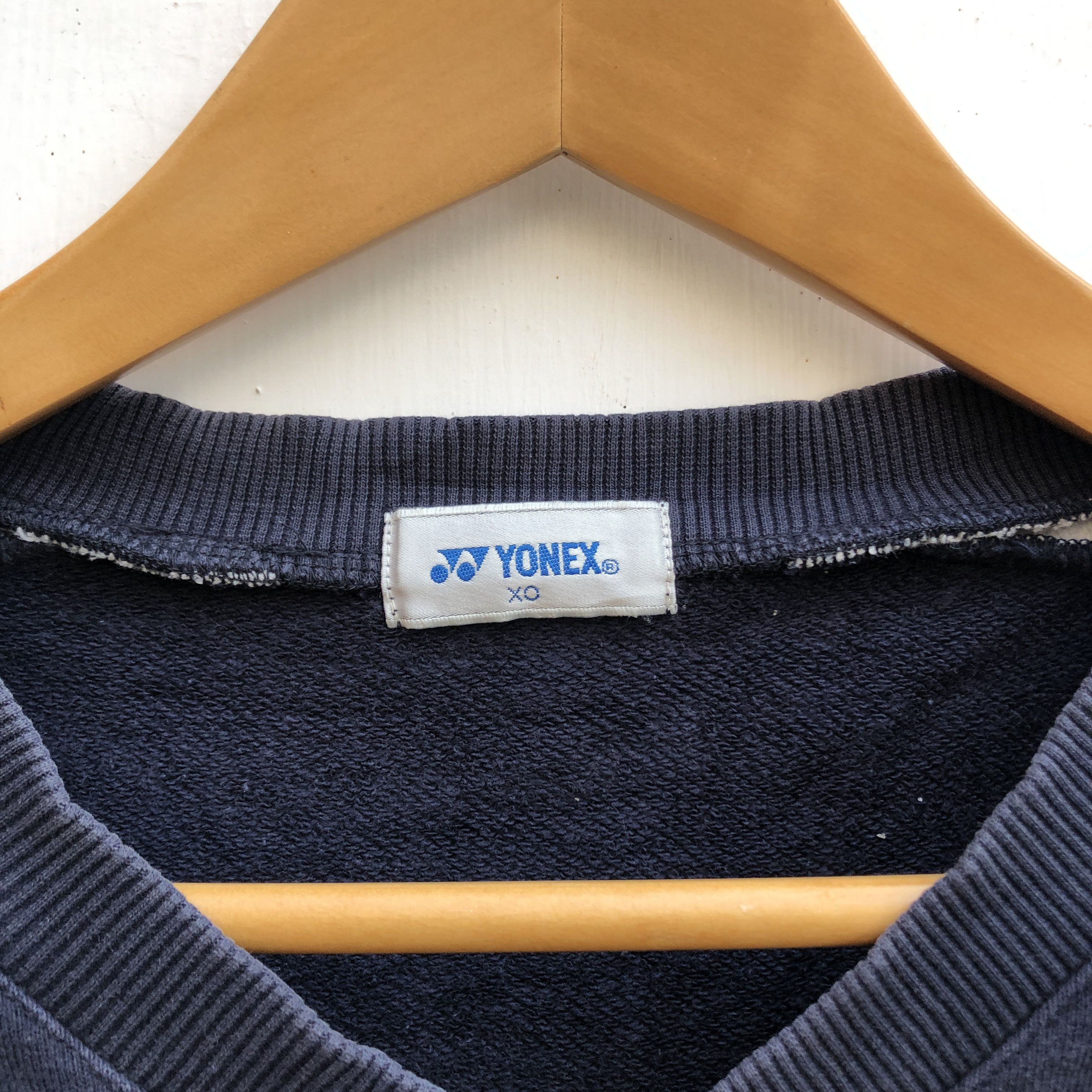 Japanese Brand YONEX V Neck Sweatshirt #0915-30 Size US L / EU 52-54 / 3 - 4 Thumbnail