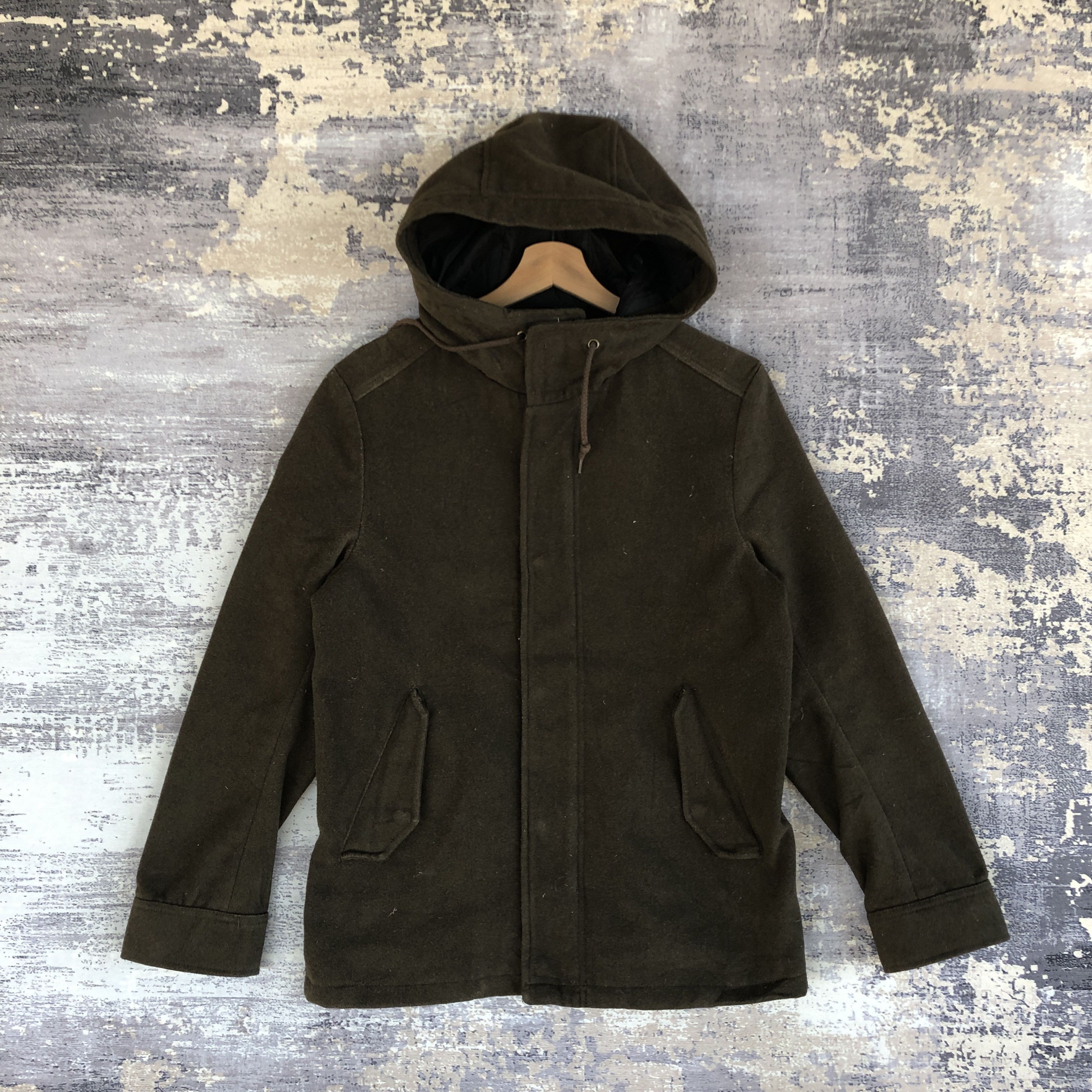 Japanese Brand × Vintage Nano Universe Hoodie Jacket Japanese Hooded Parka Jacket Size S / US 4 / IT 40 - 1 Thumbnail