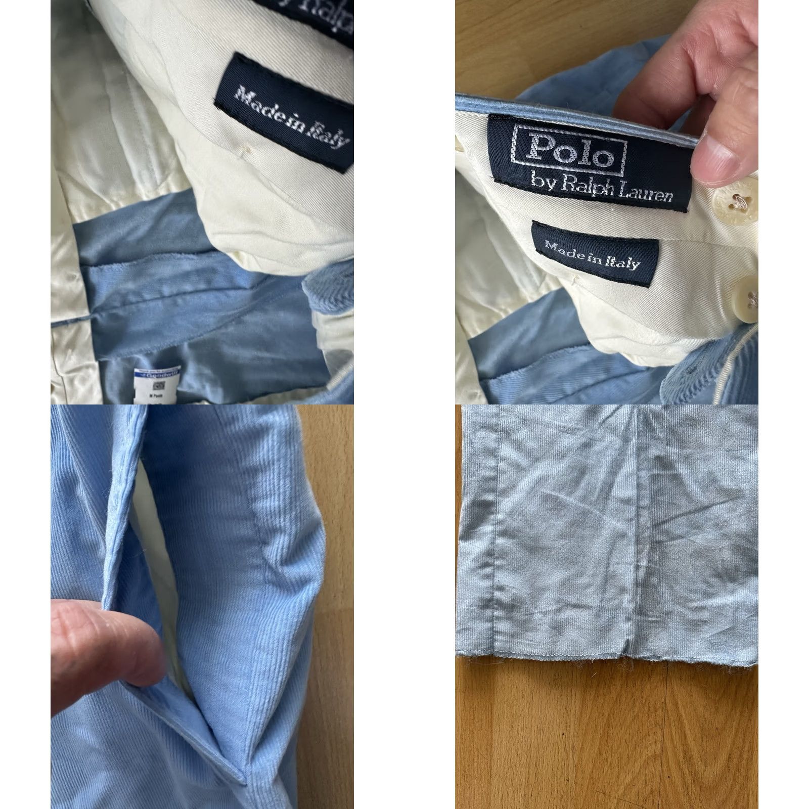 Polo Ralph Lauren VINTAGE Polo Ralph Lauren Preston Pants Men 38 Reg Blue 80s 90s Leather? N/A Size US M / EU 48-50 / 2 - 8 Thumbnail