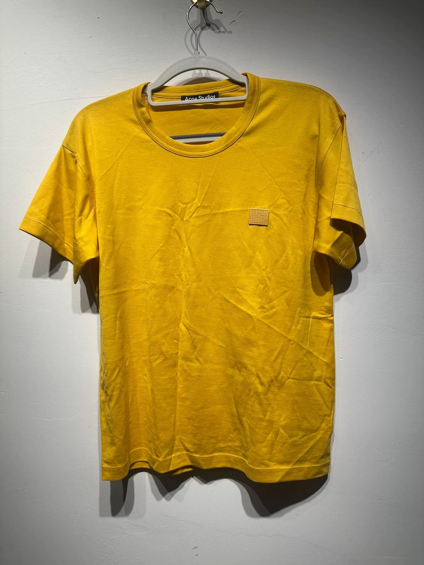 Acne Studios Acne Studios Yellow T-Shirt XXS Men Size US XXS / EU 40 - 1 Thumbnail