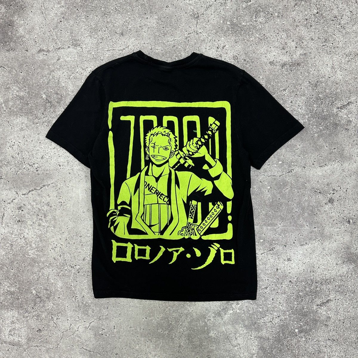 Anime Vintage Y2K Roronoa Zorro One Piece tee Anime Manga Luffy og Size US S / EU 44-46 / 1 - 1 Thumbnail