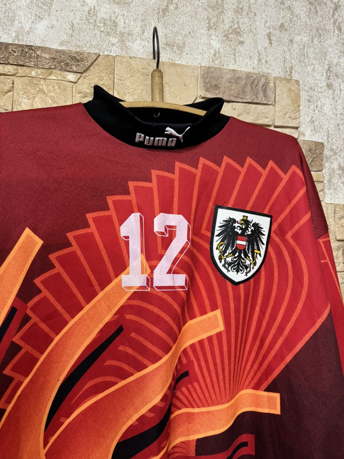 Puma × Vintage Puma Austria 90s goalkeeper jersey #12 vintage Size US XL / EU 56 / 4 - 4 Thumbnail
