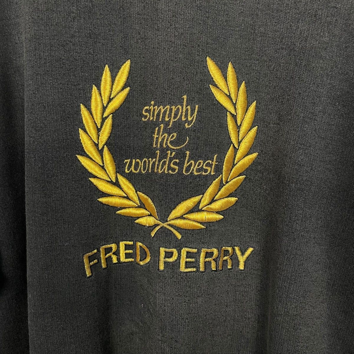 Fred Perry Vintage Fred Perry Big Logo Crewneck Sweatshirt Size US L / EU 52-54 / 3 - 10 Thumbnail