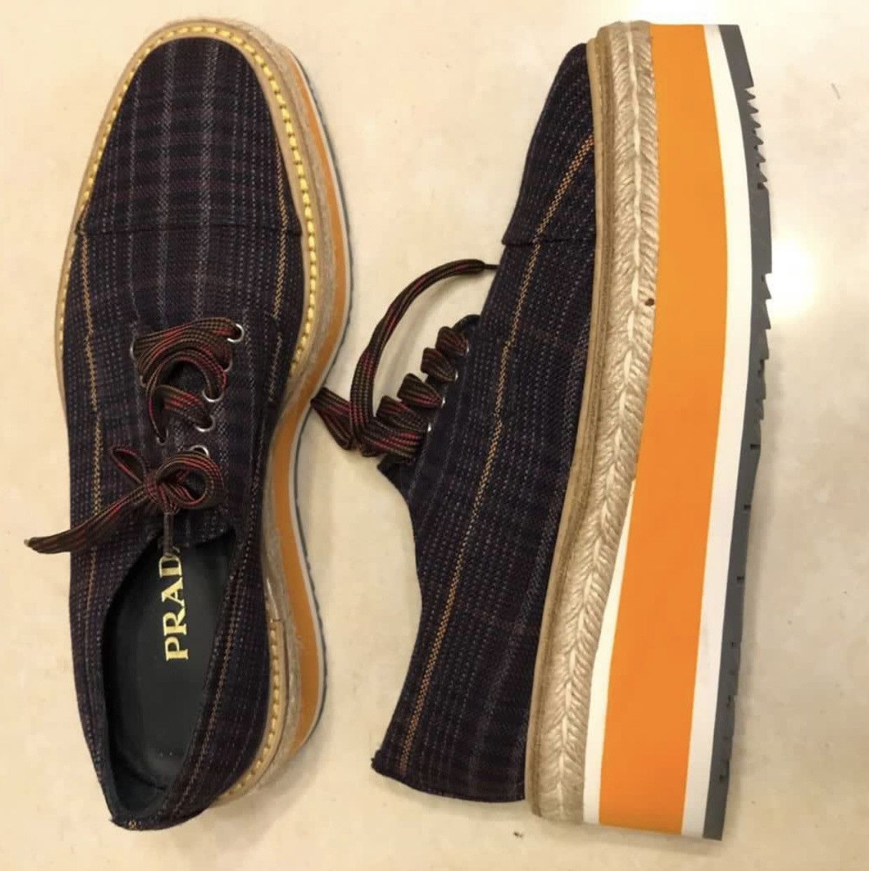 Prada Prada platform shoes 37.5 Size US 7 / IT 37 - 3 Thumbnail