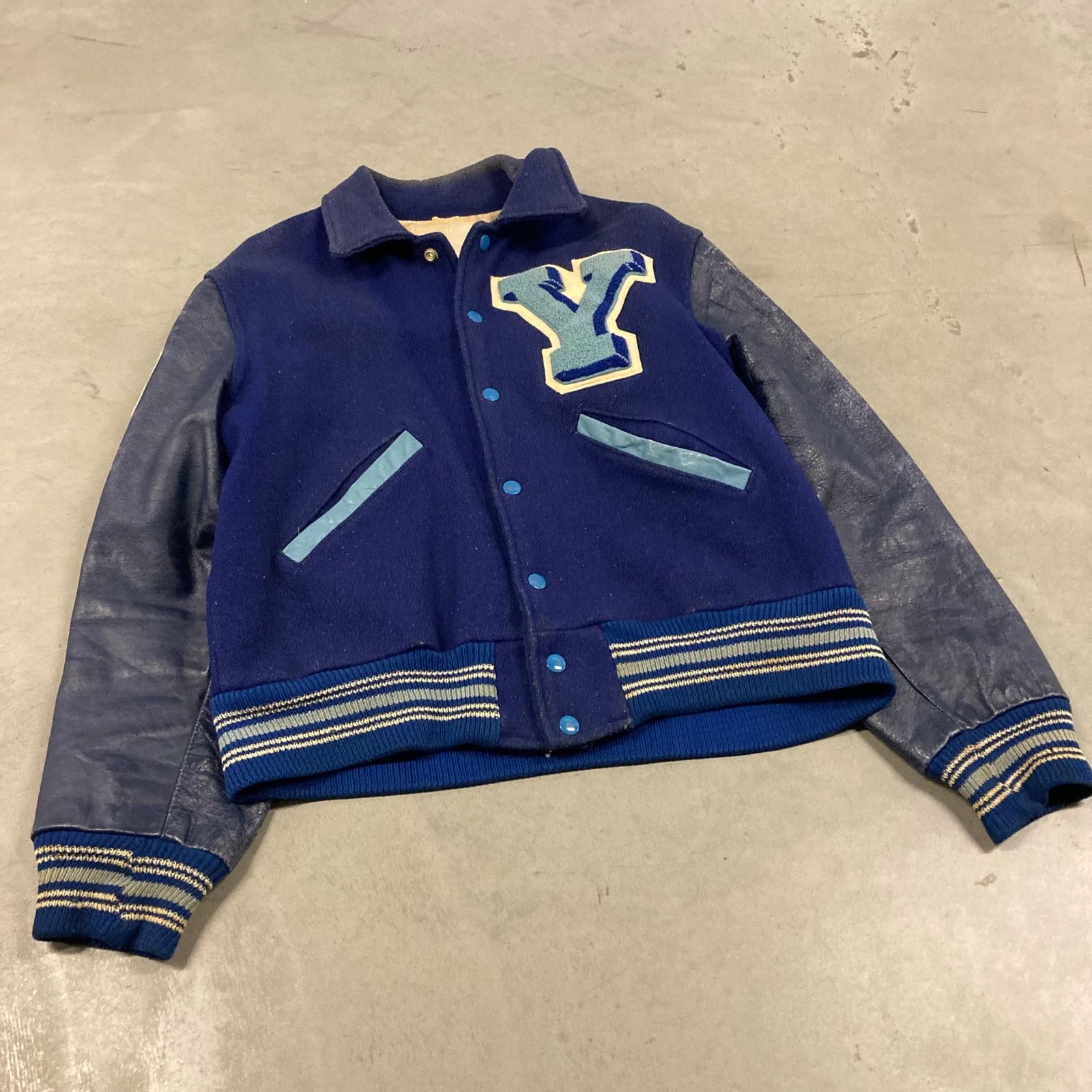 Vintage vintage 60s letterman bomber jacket Size US L / EU 52-54 / 3 - 2 Thumbnail