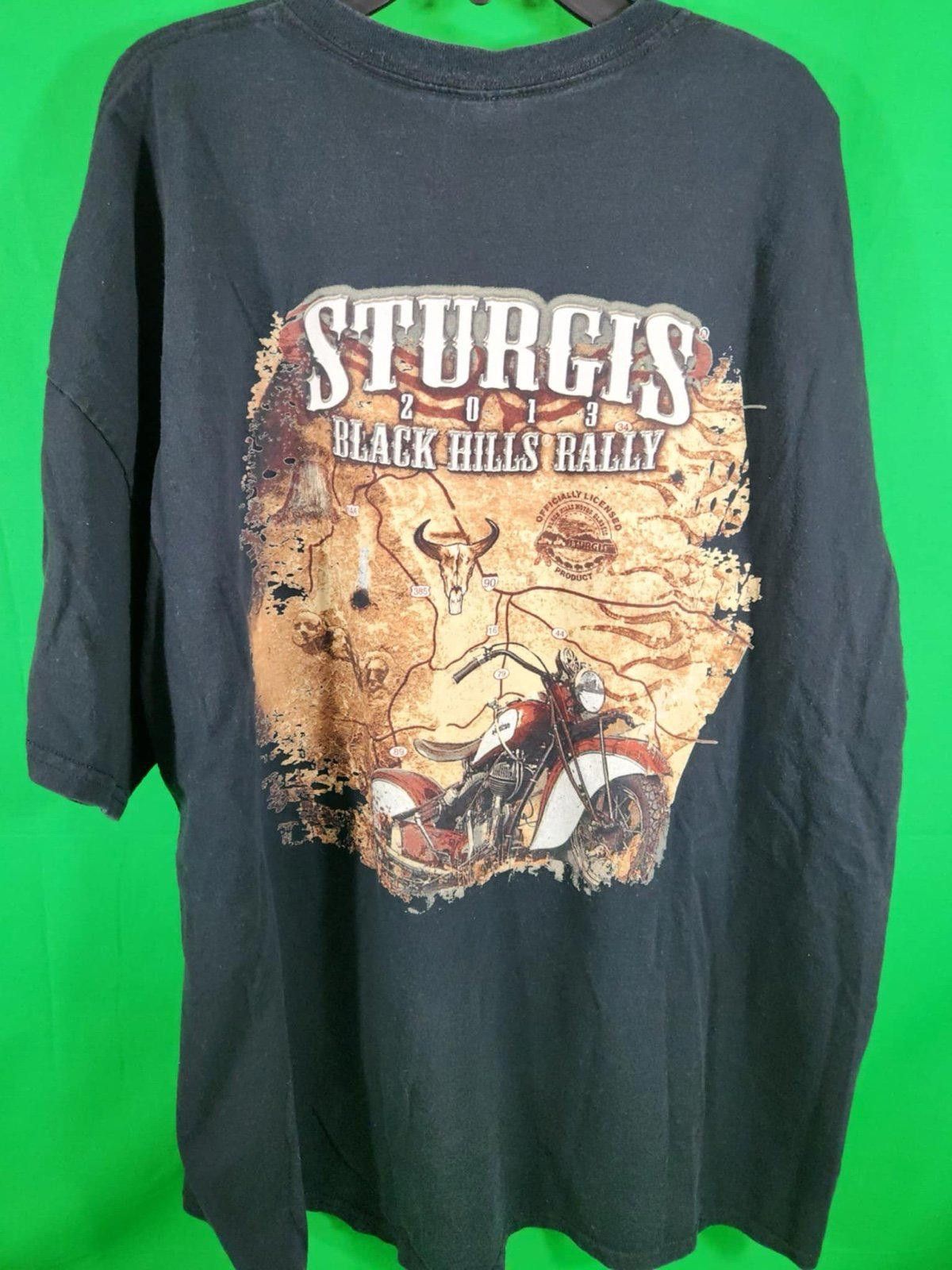 Designer Sturgis 2013 Black Hills Rally T-Shirt Size US XXL / EU 58 / 5 - 4 Thumbnail