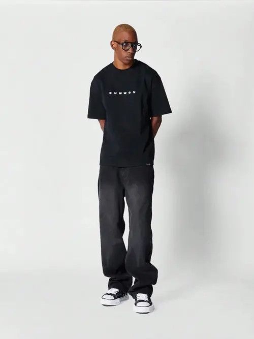 Japanese Brand × Vintage Loose Fit Jean Graphic Print Drip Size US 34 / EU 50 - 2 Thumbnail