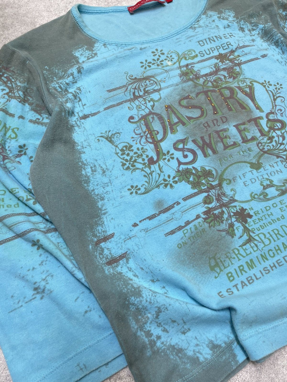 If Six Was Nine × Japanese Brand × Le Grande Bleu (L.G.B.) LGB Pastry And Sweets Longsleeve — Sugary Bliss Size US M / EU 48-50 / 2 - 5 Thumbnail