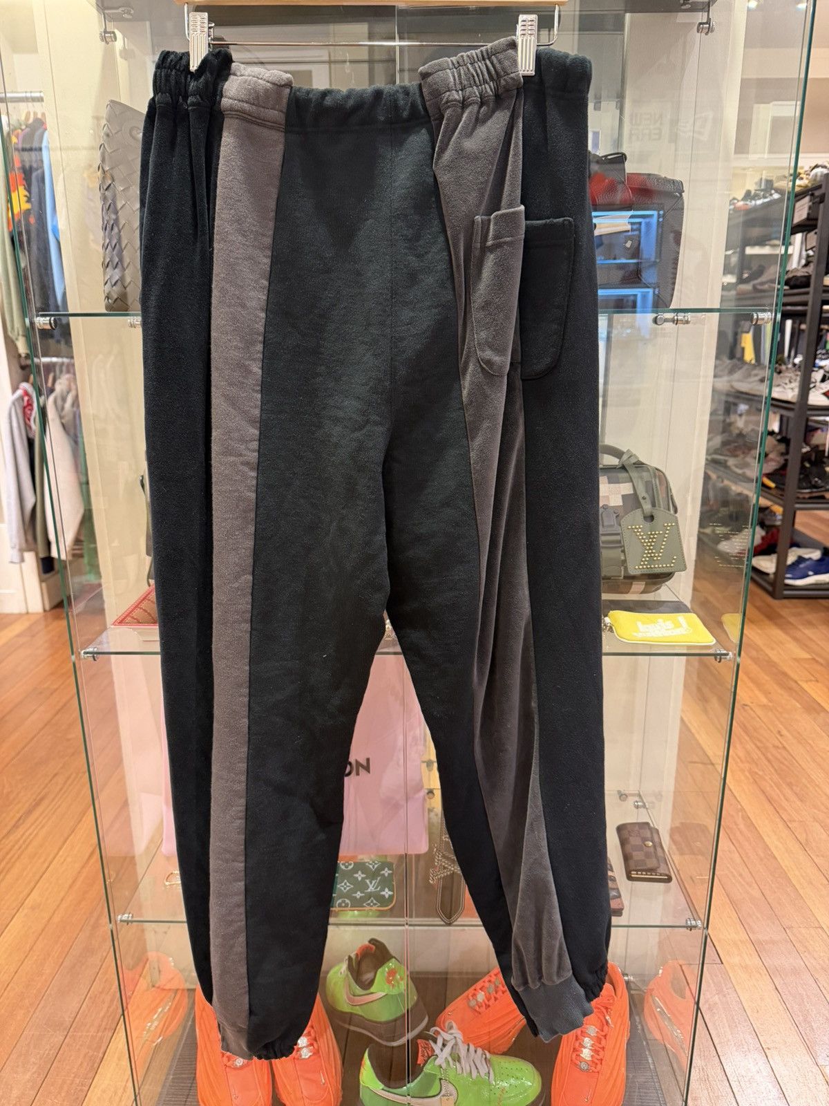 Maison MIHARA YASUHIRO Maison Mihara Yasuhiro Vertical Cut Switching Sweatpants Size US 34 / EU 50 - 2 Thumbnail