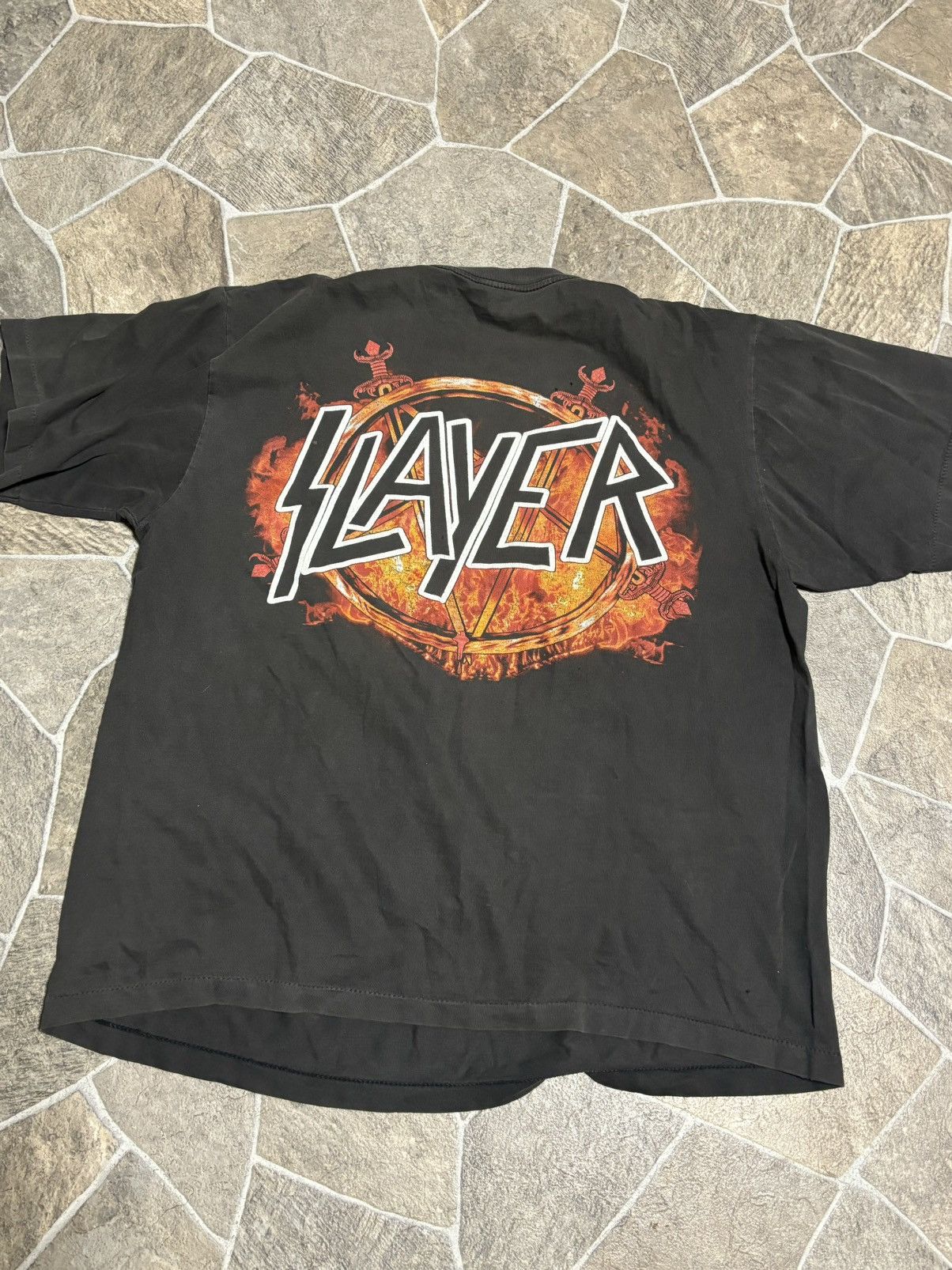 Band Tees 1996 Slayer Root Of All Evil Tee Size US L / EU 52-54 / 3 - 2 Thumbnail