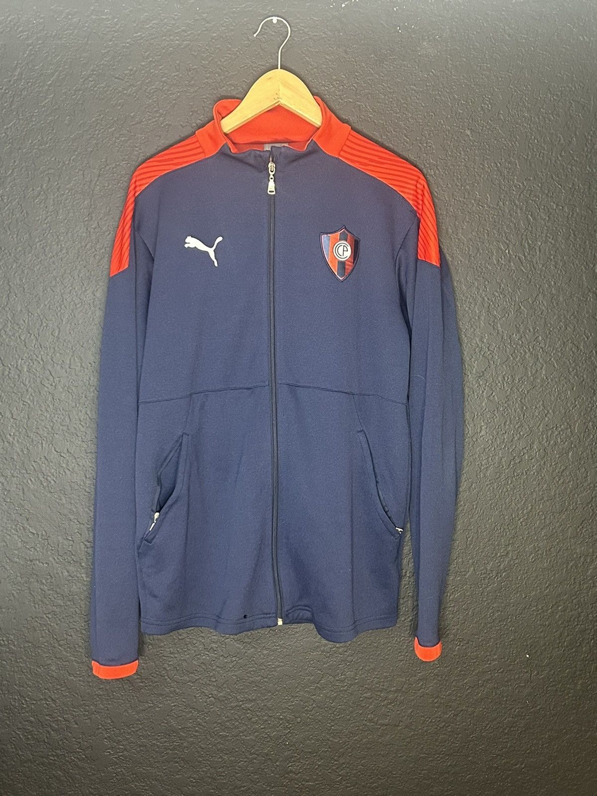 Puma Puma Club Cerro Porteño Warm Up Pre Game Jacket Size US L / EU 52-54 / 3 - 1 Thumbnail