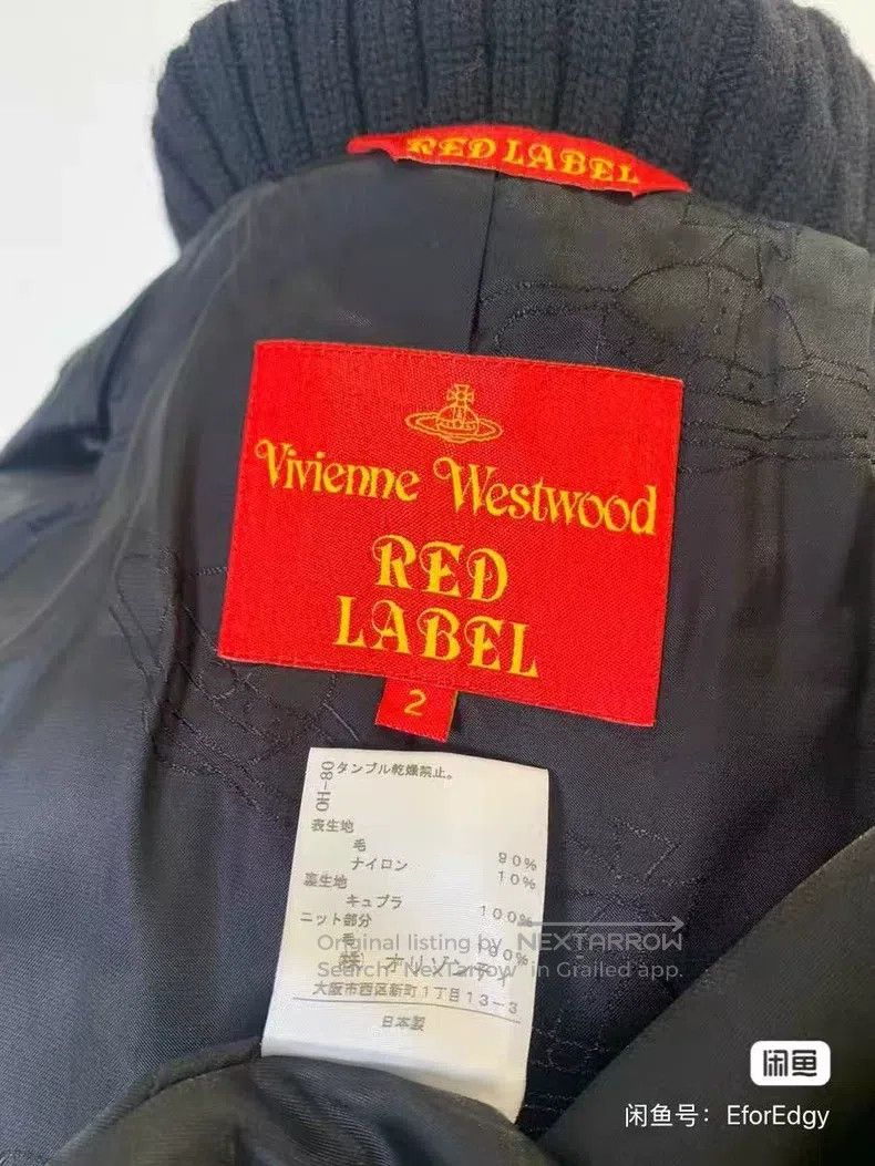 Vivienne Westwood Vivienne Westwood Red Label Color Blocked Collar Black Coa Size M / US 6-8 / IT 42-44 - 8 Thumbnail