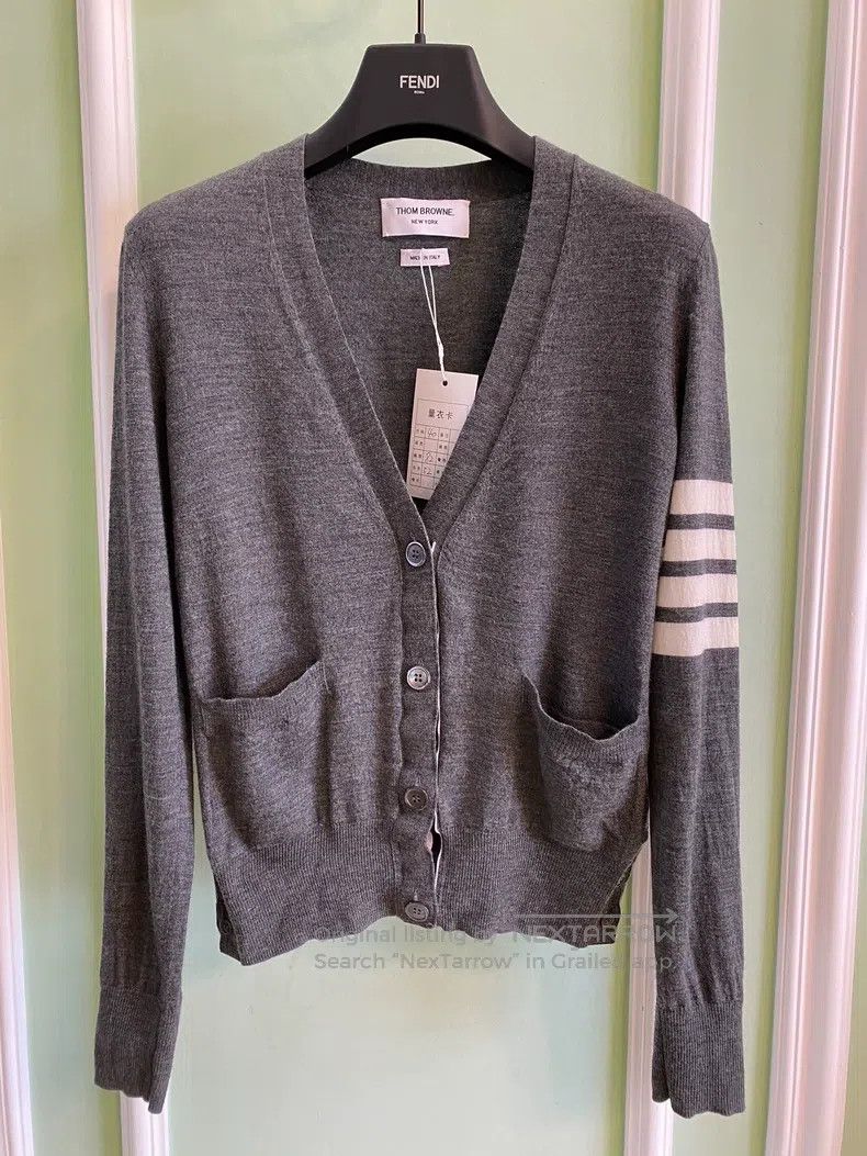 Thom Browne Thom Browne a cardigan Size US XXS / EU 40 - 1 Thumbnail