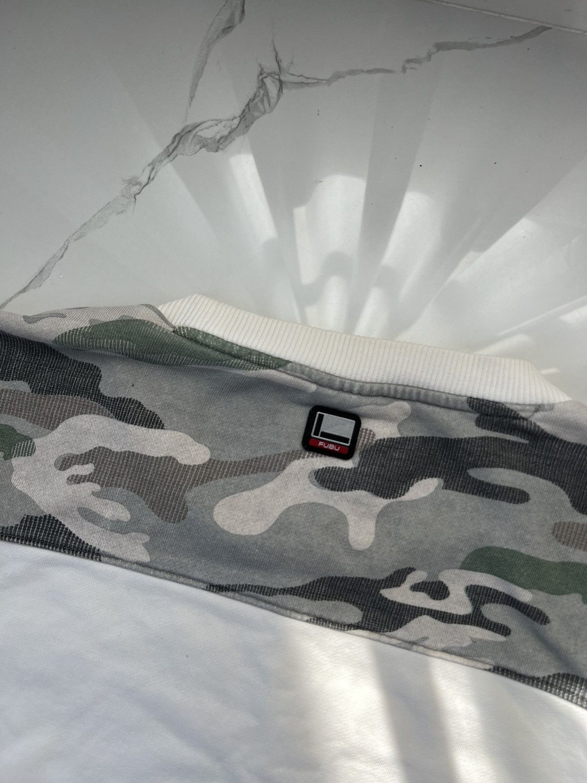 Fubu × Vintage 90's FUBU RARE CAMO 5 RETRO CREWNECK Y2K AVANT-GARDE Size US XL / EU 56 / 4 - 10 Thumbnail