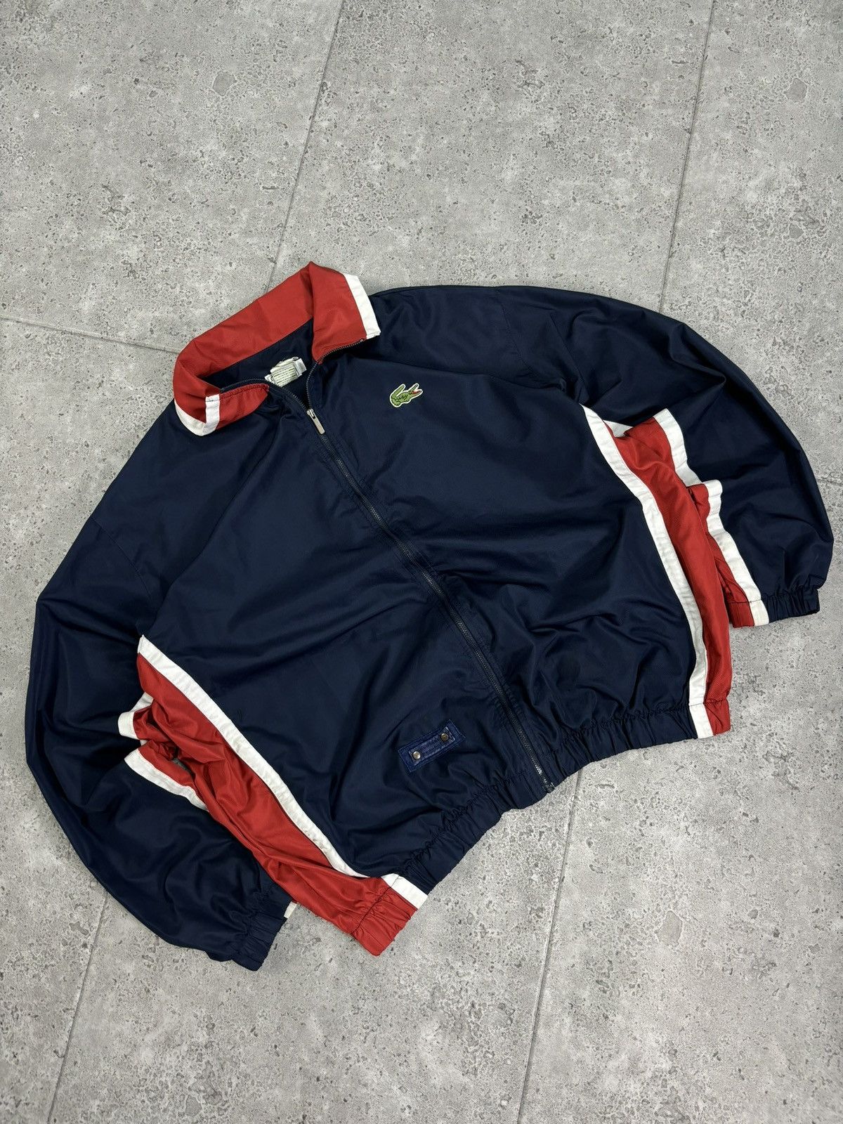 Lacoste × Vintage 2000s Lacoste Boxy Windbreaker Big Logo Old Money Gorpcore Size US M / EU 48-50 / 2 - 1 Thumbnail
