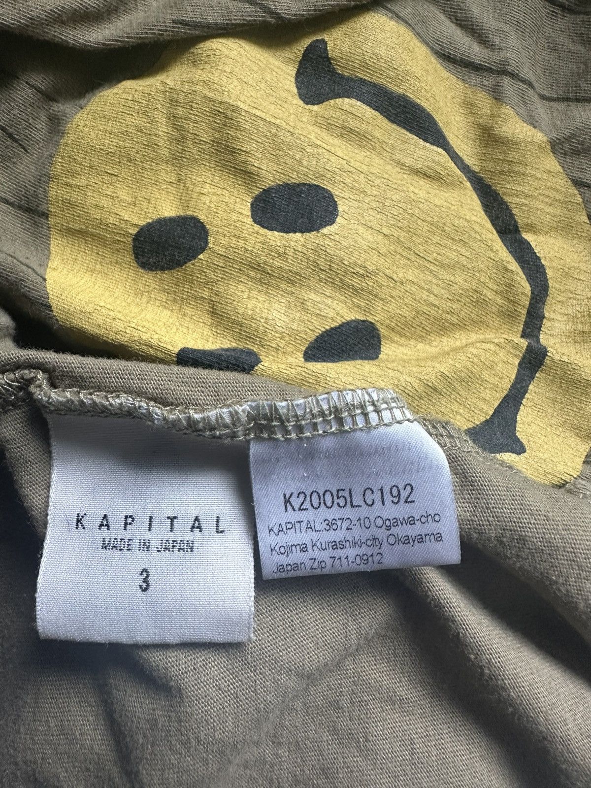 Kapital Kapital Smiley Long Sleeve Tee Size US M / EU 48-50 / 2 - 11 Thumbnail