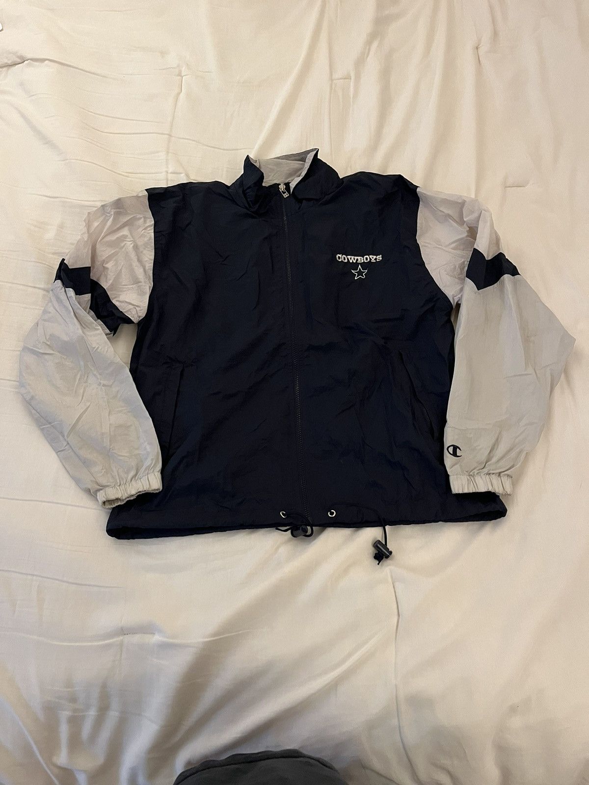 Vintage Dallas cowboys champion windbreaker jacket