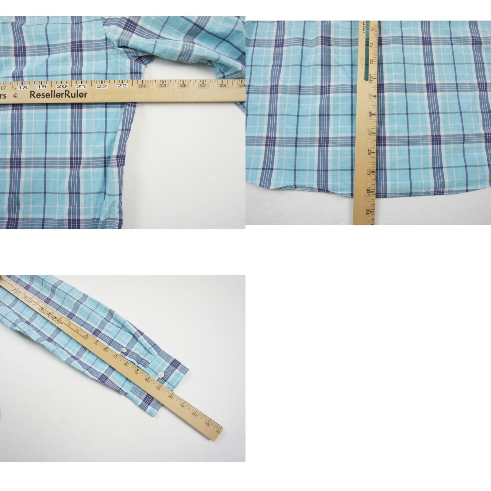 Vineyard Vines Vineyard Vines Men's Classic Fit Tucker Button-Up Shirt Large Blue Check Long Sleeve Size US L / EU 52-54 / 3 - 8 Thumbnail
