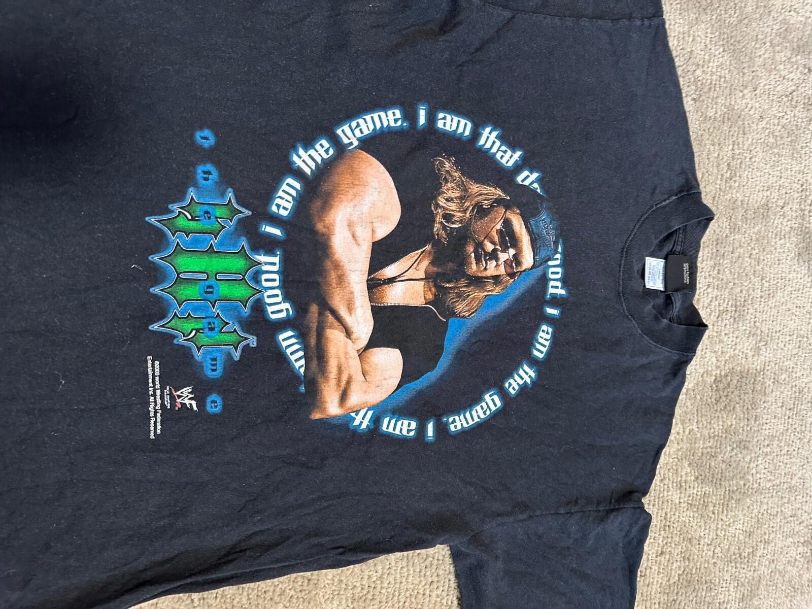 WWE Vintage 2000 WWF Triple H T-Shirt - WWE - Wrestling - 90s Size US L / EU 52-54 / 3 - 4 Thumbnail