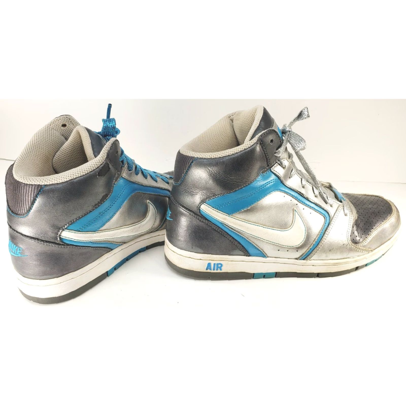 Nike Nike Air Prestige 2 High Women High Tops 8.5 Silver-University Blue Nike Air Prestige 2 High Womens 8.5 High Tops Silver Blue"} Size US 9 / IT 39 - 4 Thumbnail