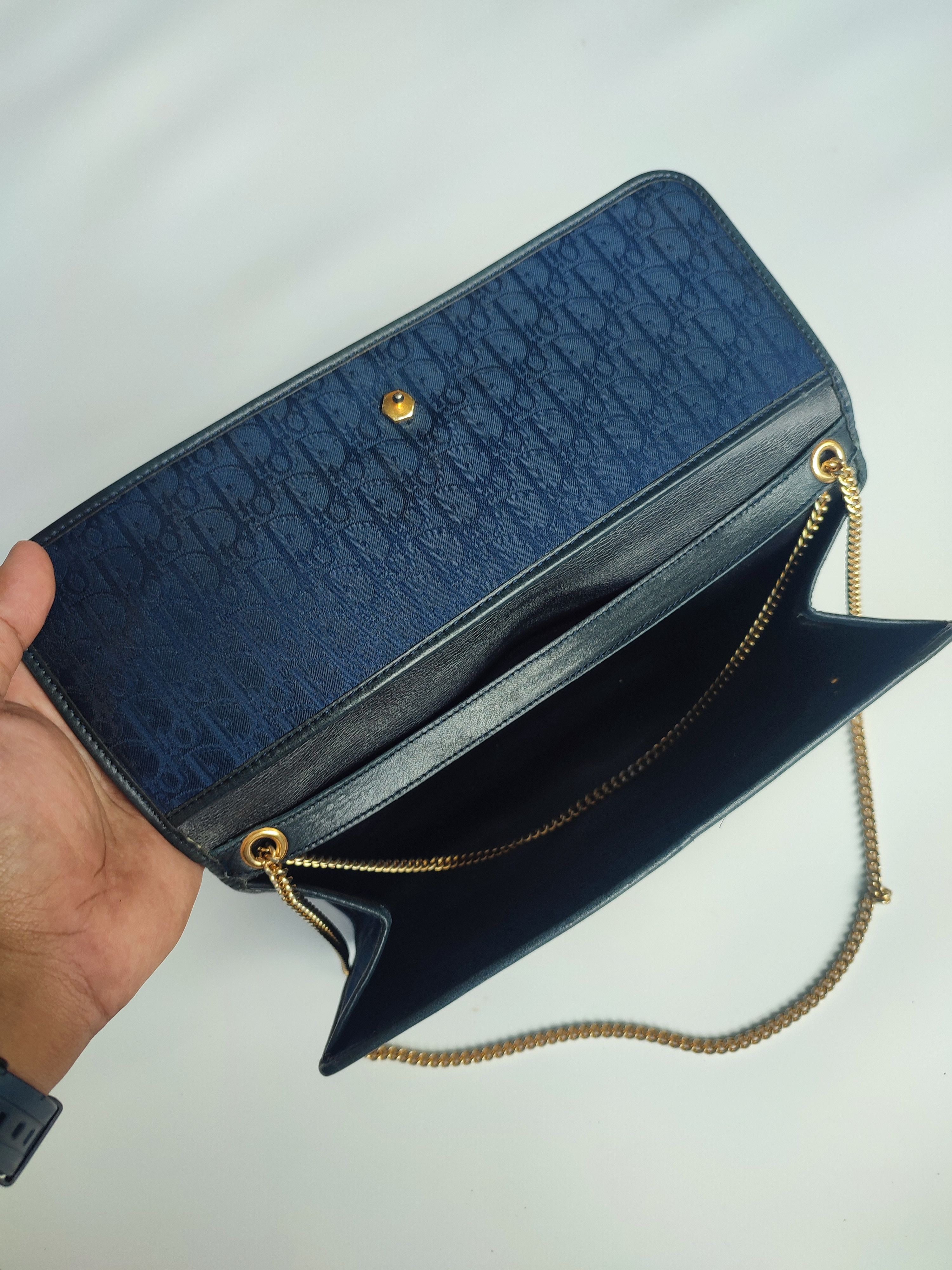 Christian Dior Monsieur CHRISTIAN DIOR TROTTER LOGO JACQUARD CHAIN BAG Size ONE SIZE - 13 Thumbnail