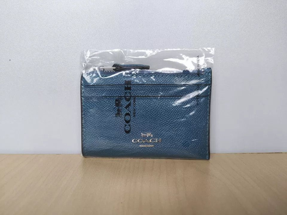 Coach Coach Women's Cross grain Leather Key Ring Pouch T-0012 Size ONE SIZE - 3 Thumbnail