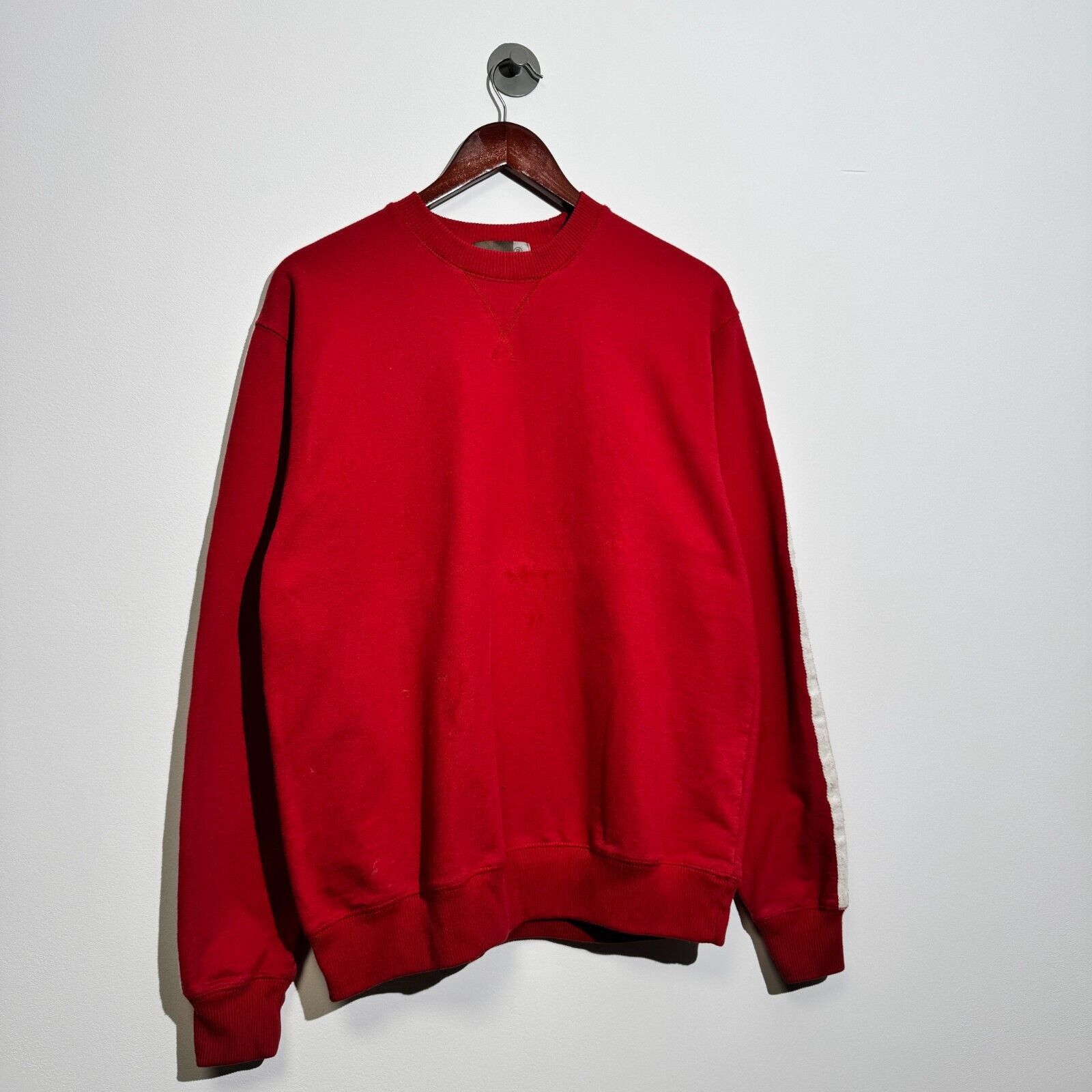 Vintage Vintage Unisex Red Cotton Crewneck Size XL Regular Fit Size US XL / EU 56 / 4 - 2 Thumbnail