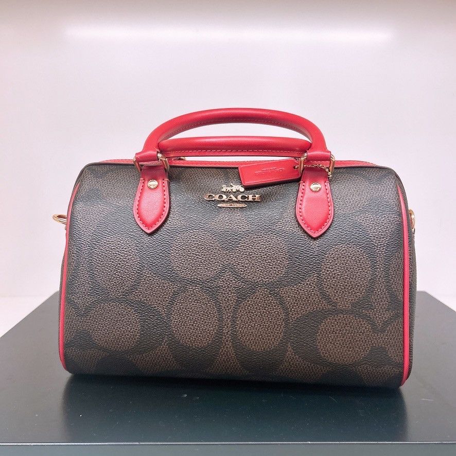 Coach Rowan Satchel Bag In Maxi Signature Canvas CCD76 Size ONE SIZE - 1 Thumbnail
