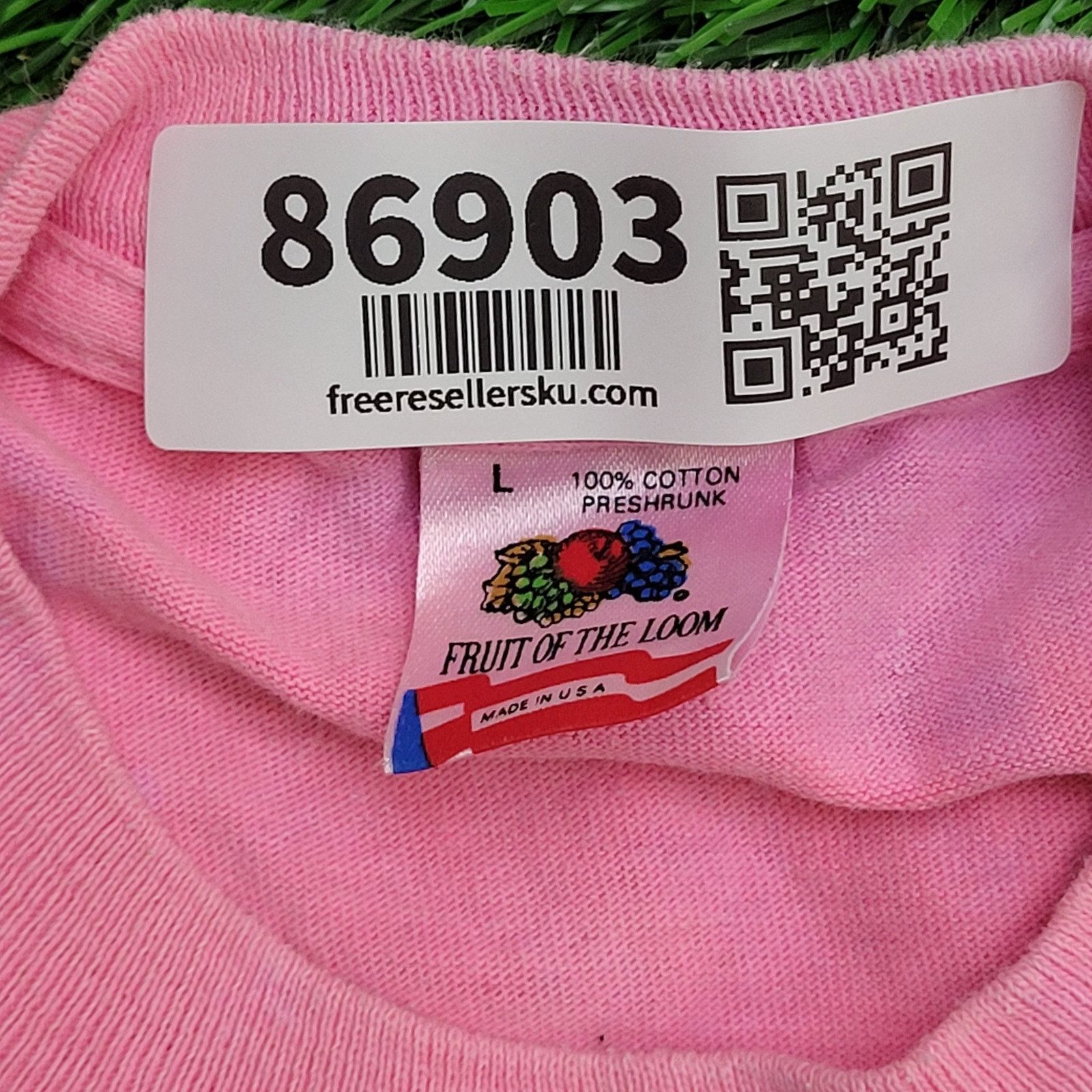 Fruit Of The Loom VTG 90s Daytona Beach Neon Pink T-Shirt Womens M/L Bleached Size L / US 10 / IT 46 - 9 Thumbnail
