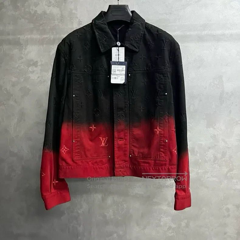 Louis Vuitton Multicolor Gradient Casual Long Sleeve Denim