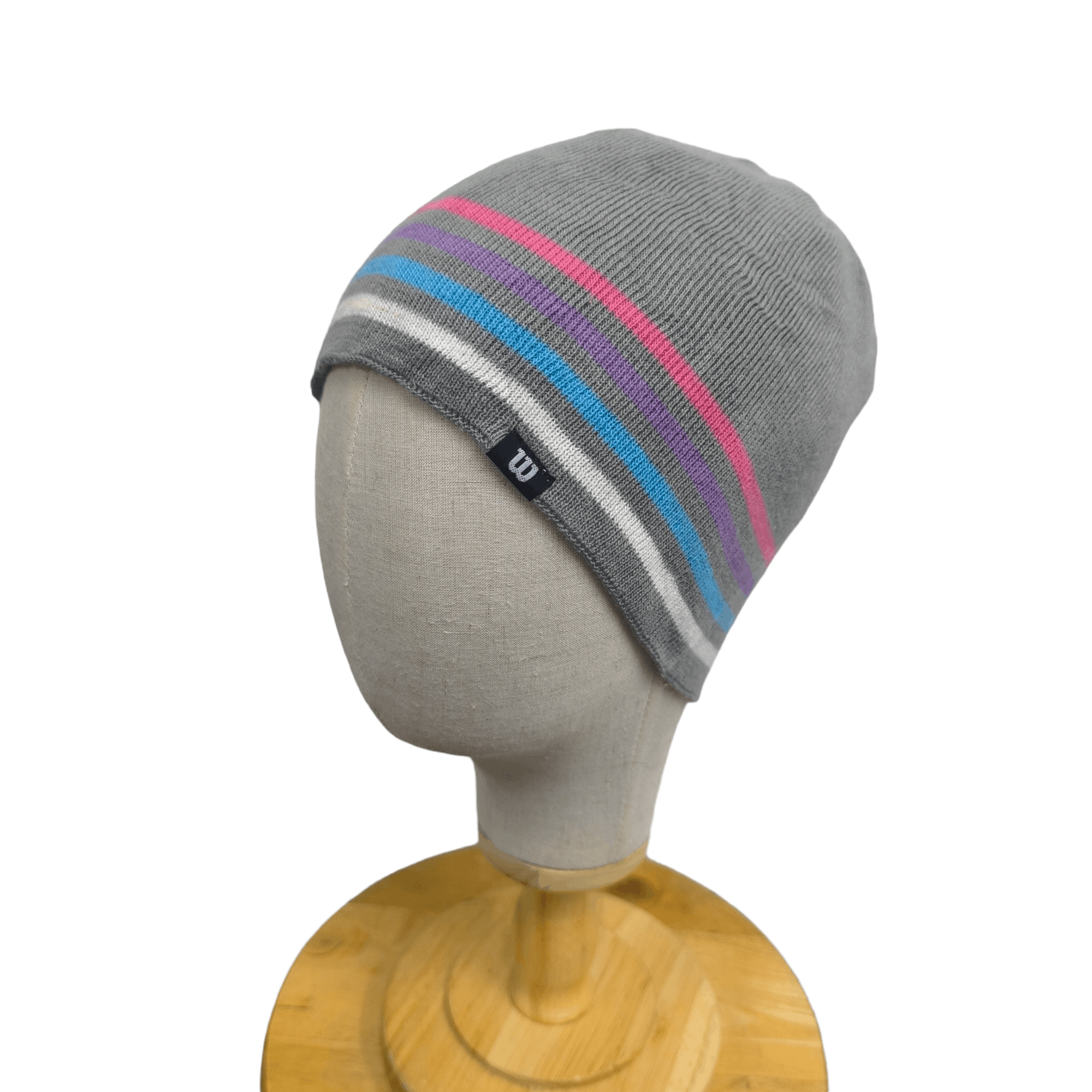 Wilson ✨Wilson athletics stripes pull on beanie hat Size ONE SIZE - 1 Thumbnail