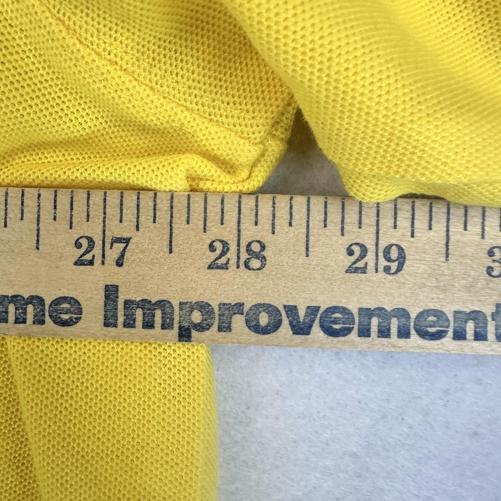 Vintage Saddlebred Polo Shirt Mens 3XL Yellow Big & Tall Comfort Flex UPF 15 Stretch Shirt Mens Size US XXL / EU 58 / 5 - 5 Thumbnail