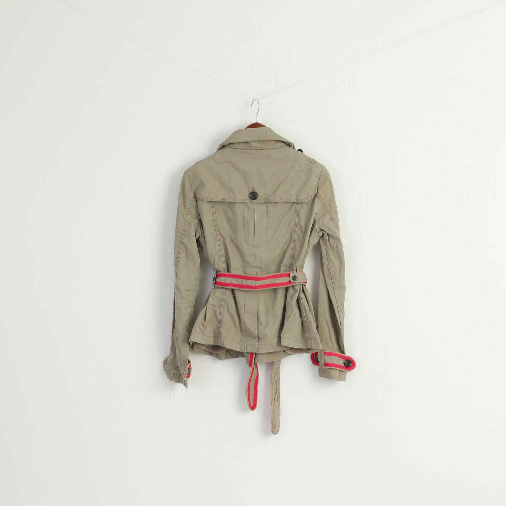 Superdry Superdry Women L (M) Jacket Beige Vintage Mac 7920 Size M / US 6-8 / IT 42-44 - 7 Thumbnail
