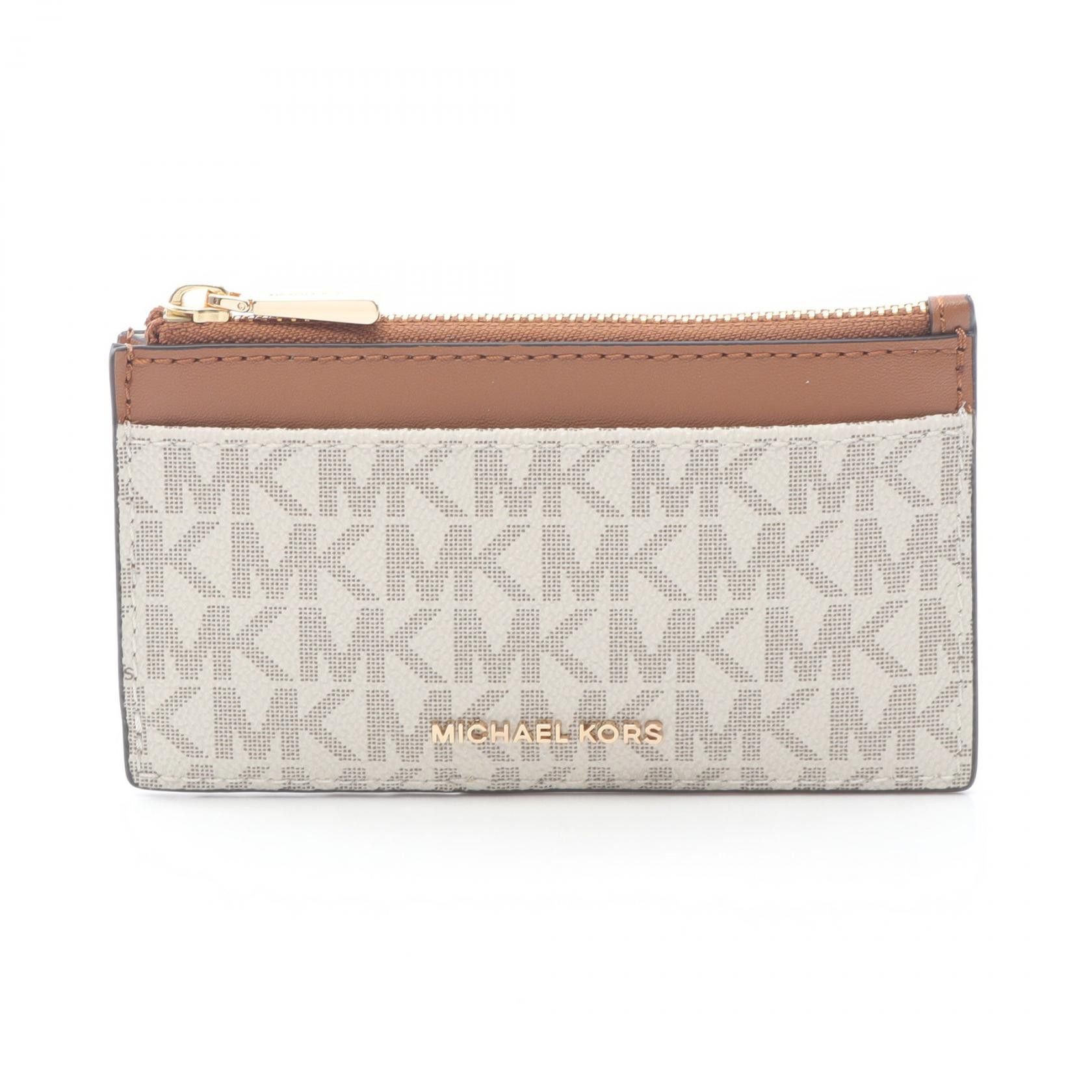 Michael Kors Michael Kors Michael Kors JET SET Leather PVC Coin Case Leather Coin Case 32F5GJ6D8B149 DUTY FREE for USA Size ONE SIZE - 1 Thumbnail