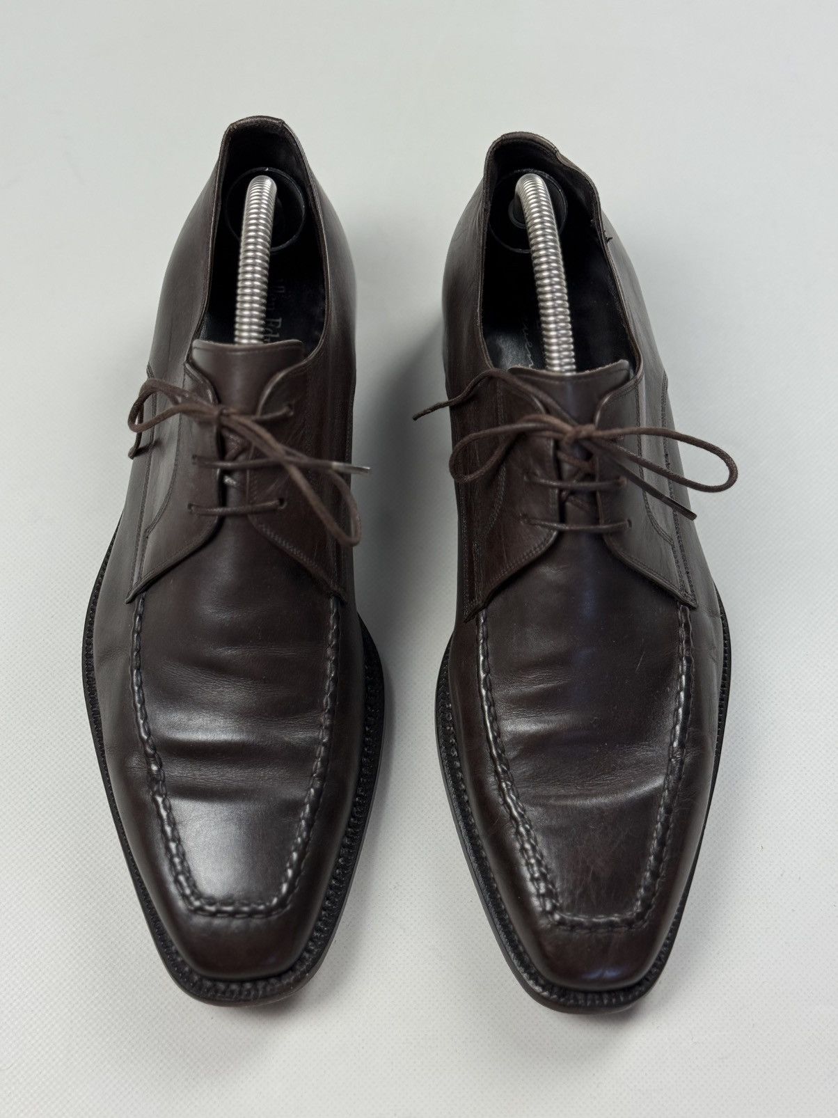 Allen Edmonds Seven Cerritos Leather Dress Square Toe Lace Up Shoes Size US 8.5 / EU 41-42 - 8 Thumbnail