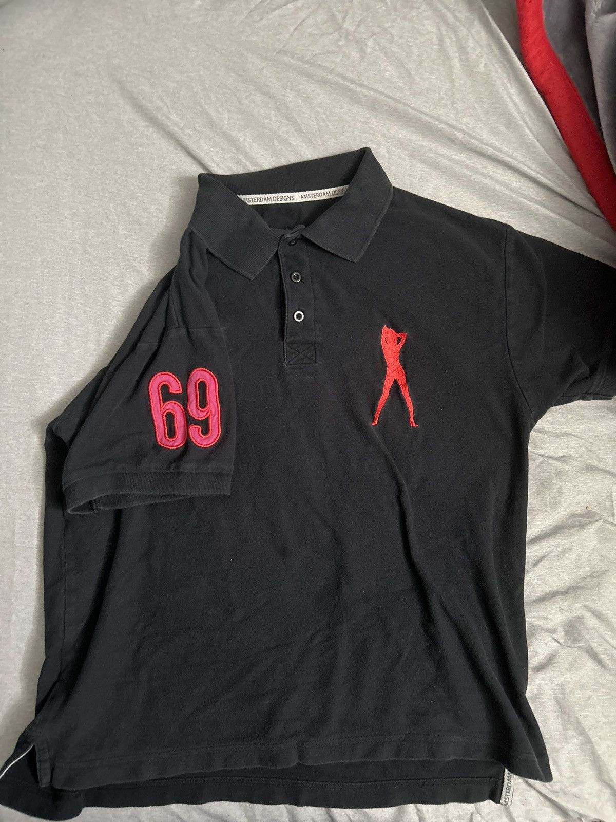Vintage RedLight District Polo Size US S / EU 44-46 / 1 - 3 Thumbnail