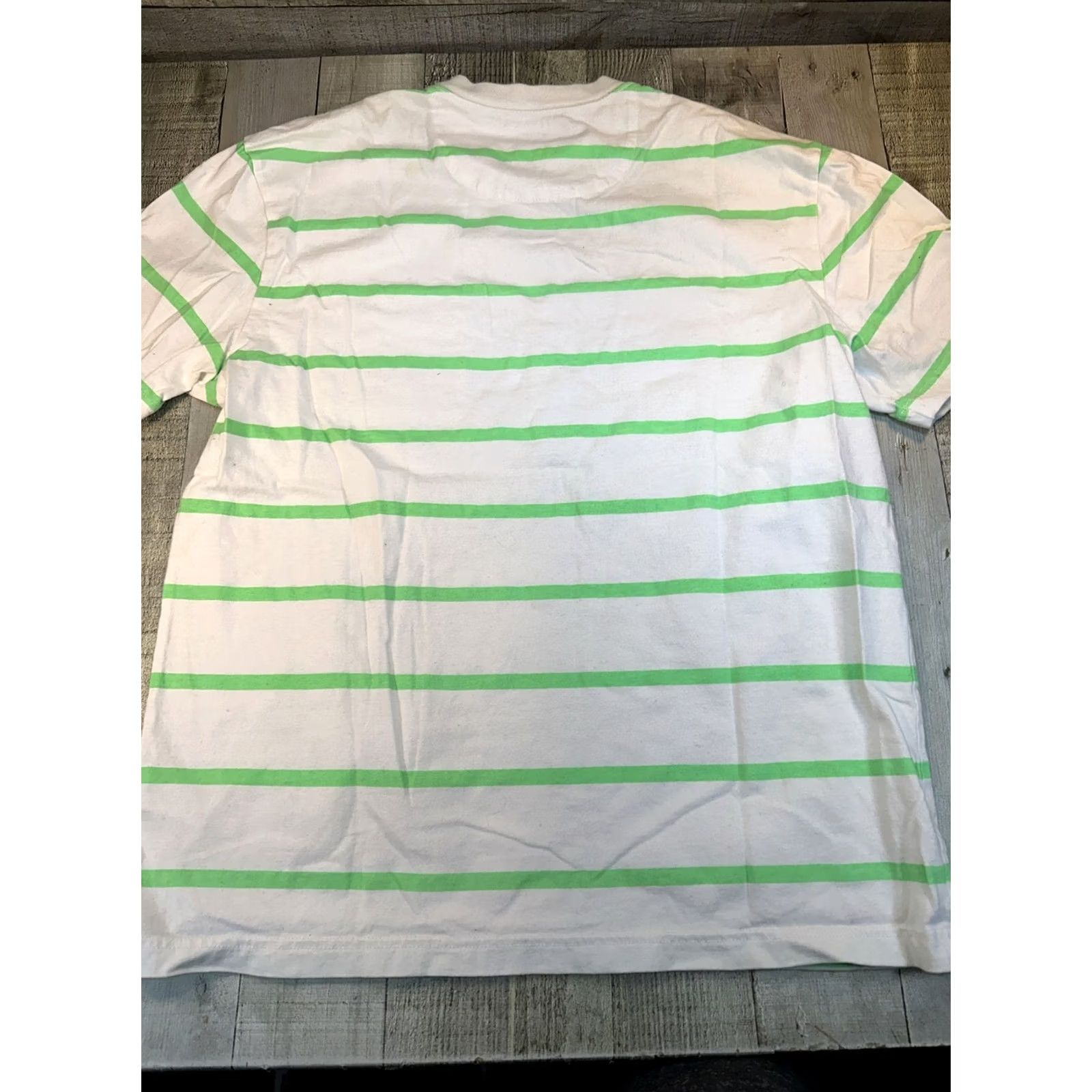 American Eagle Outfitters VINTAGE Men’s American eagle striped lime green tea medium Size US M / EU 48-50 / 2 - 5 Thumbnail