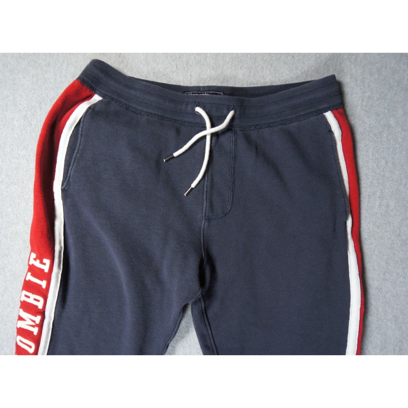 Abercrombie & Fitch Abercrombie & Fitch Sweatpants Womens Medium Blue Joggers Fleece Drawstring Size 32" / US 10 / IT 46 - 2 Thumbnail