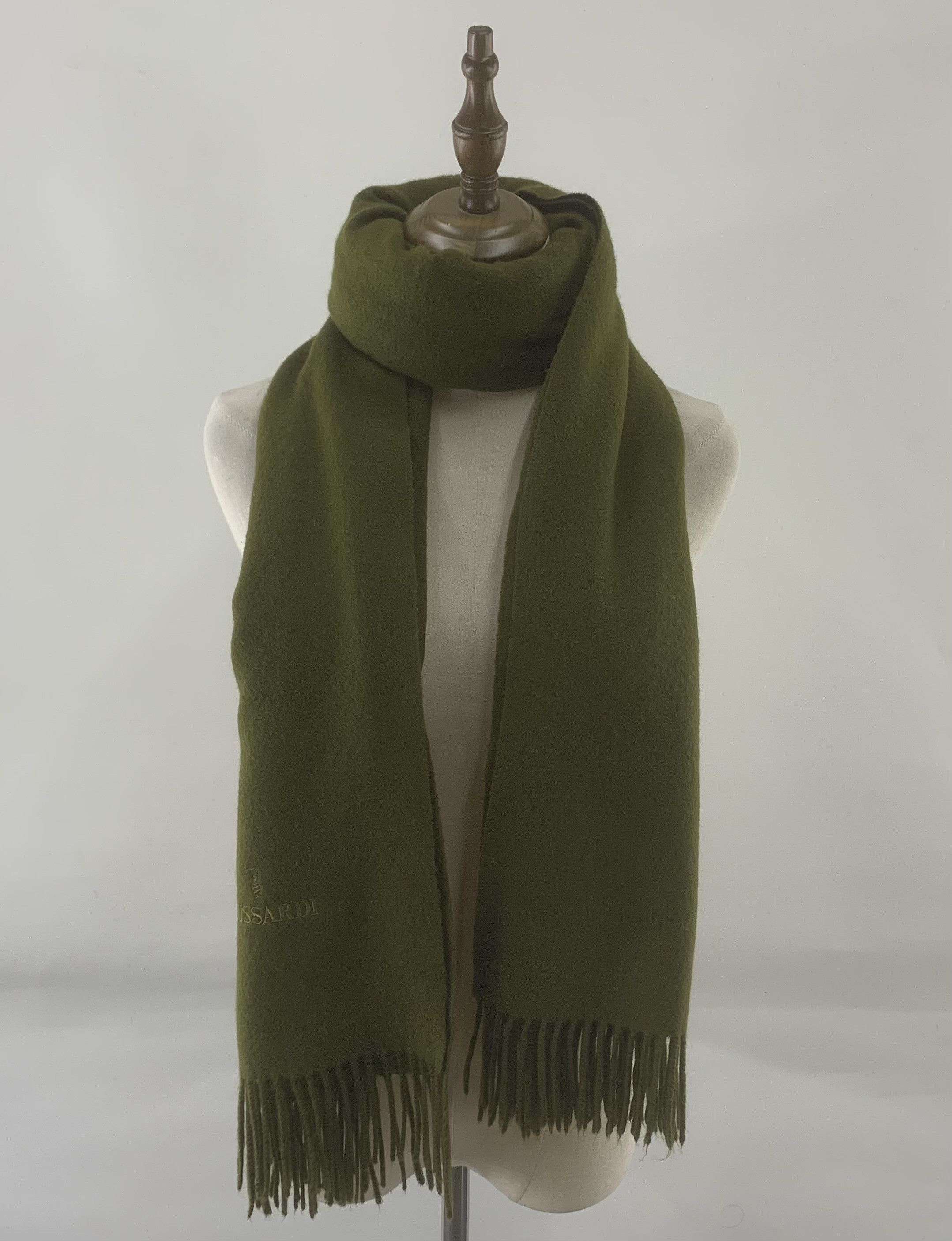 Trussardi Trussardi Scarf Wool Muffler Neck Wrap BL9285 Size ONE SIZE - 1 Thumbnail